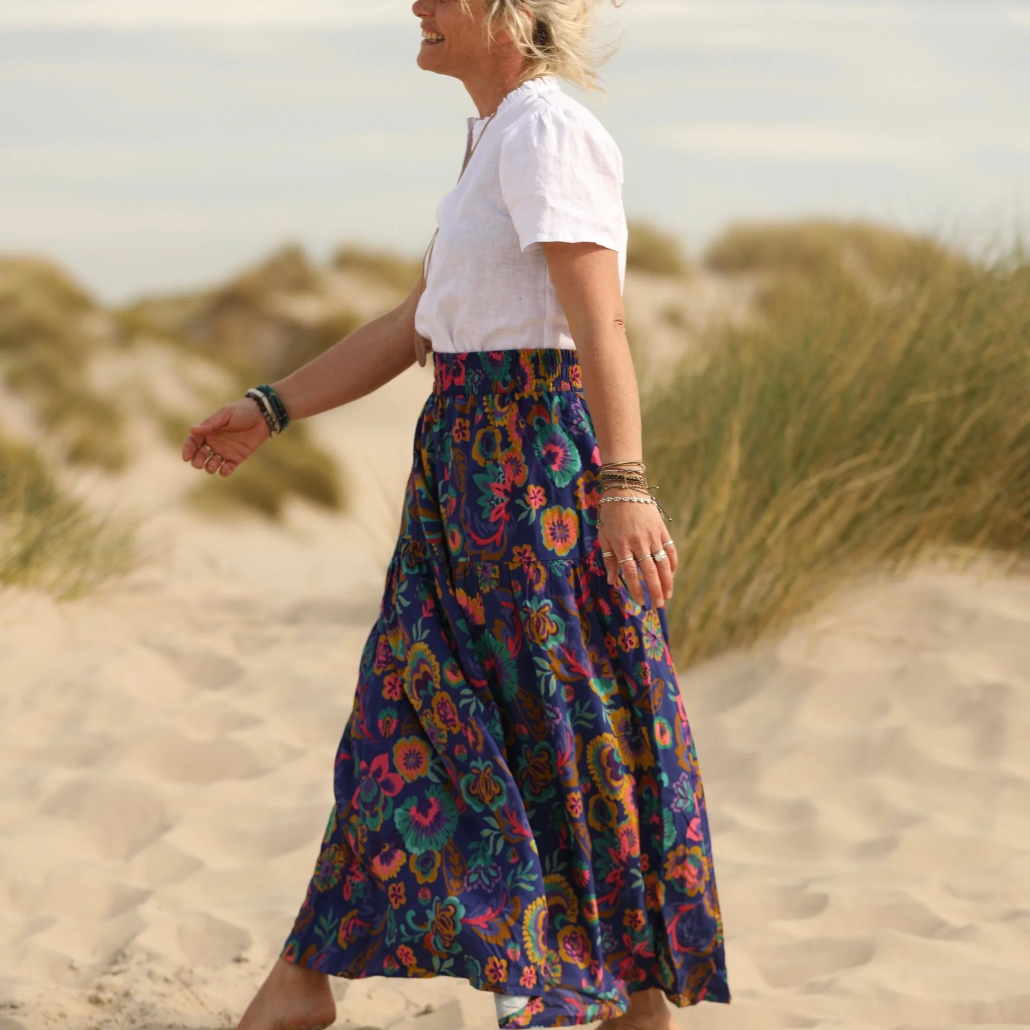 Jupe Sarah - viscose explosion florale - Image 8