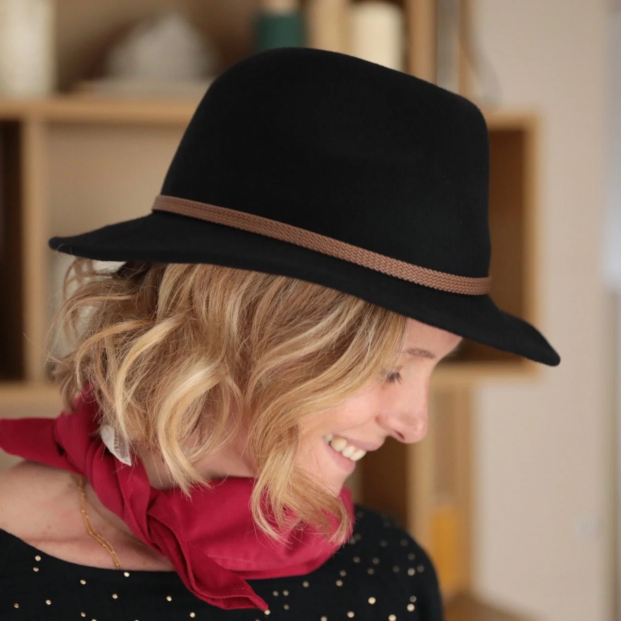 Le chapeau Edouard - noir