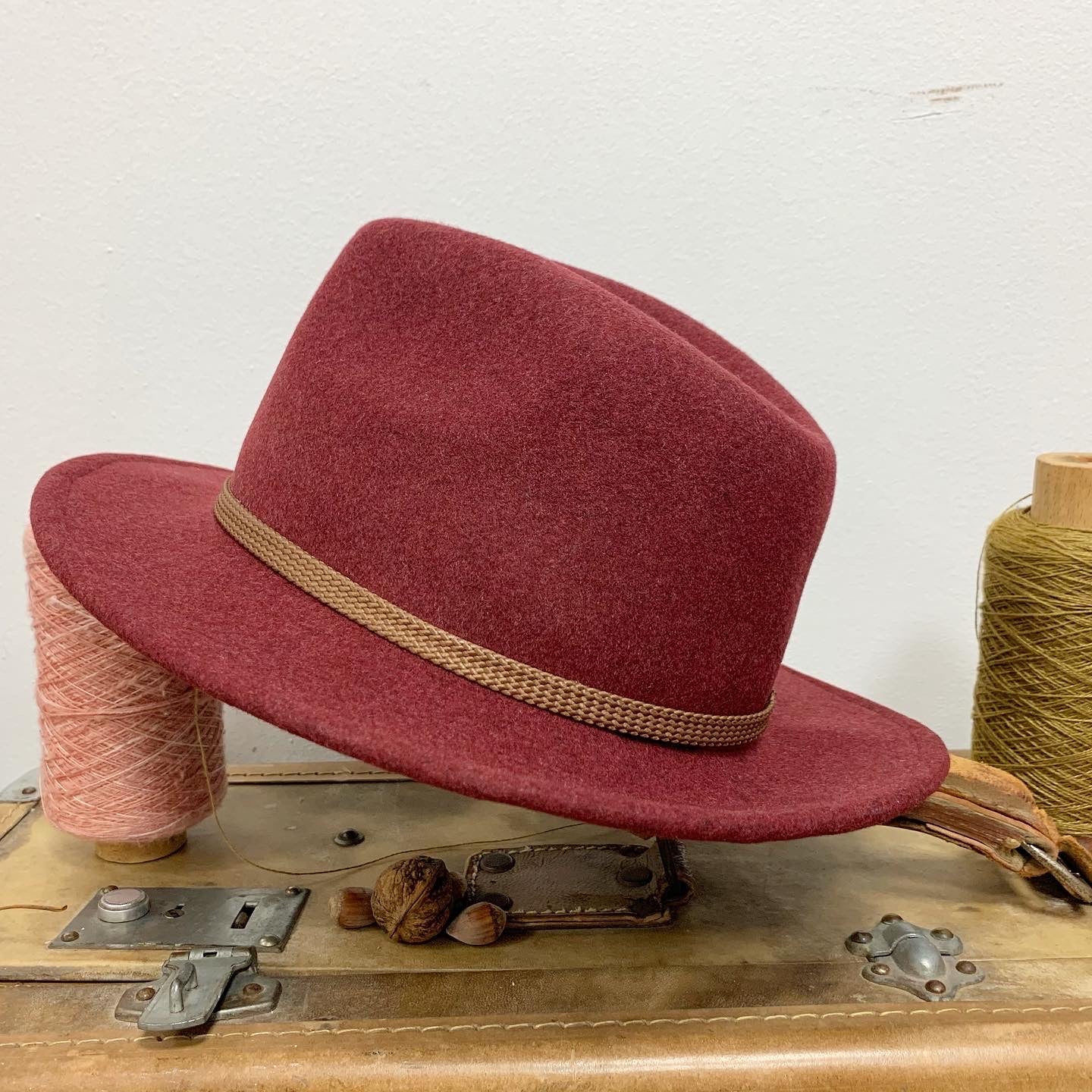 Le chapeau Edouard - bordeaux - Image 2