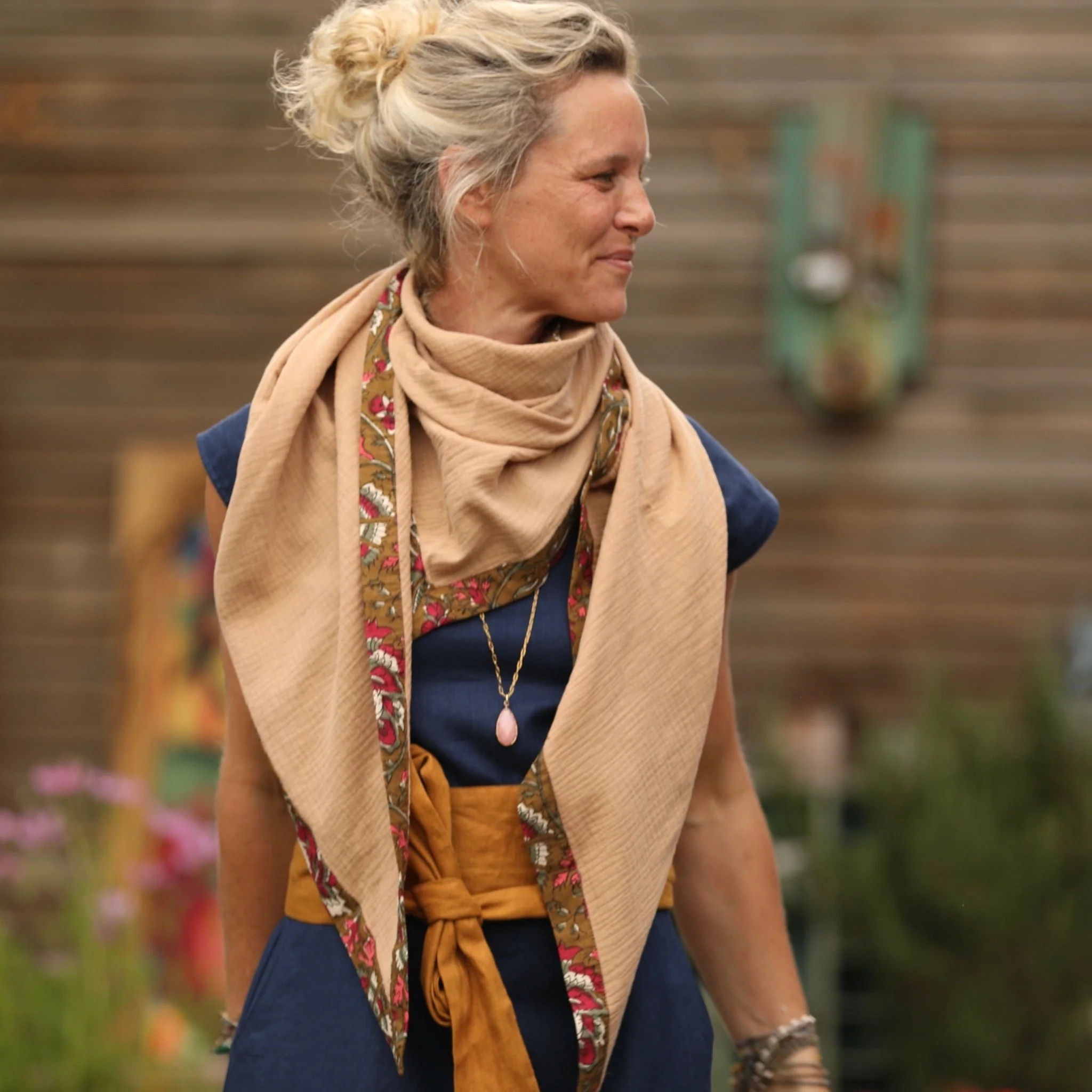 Le foulard Calista Cassonade/Ila - Image 4