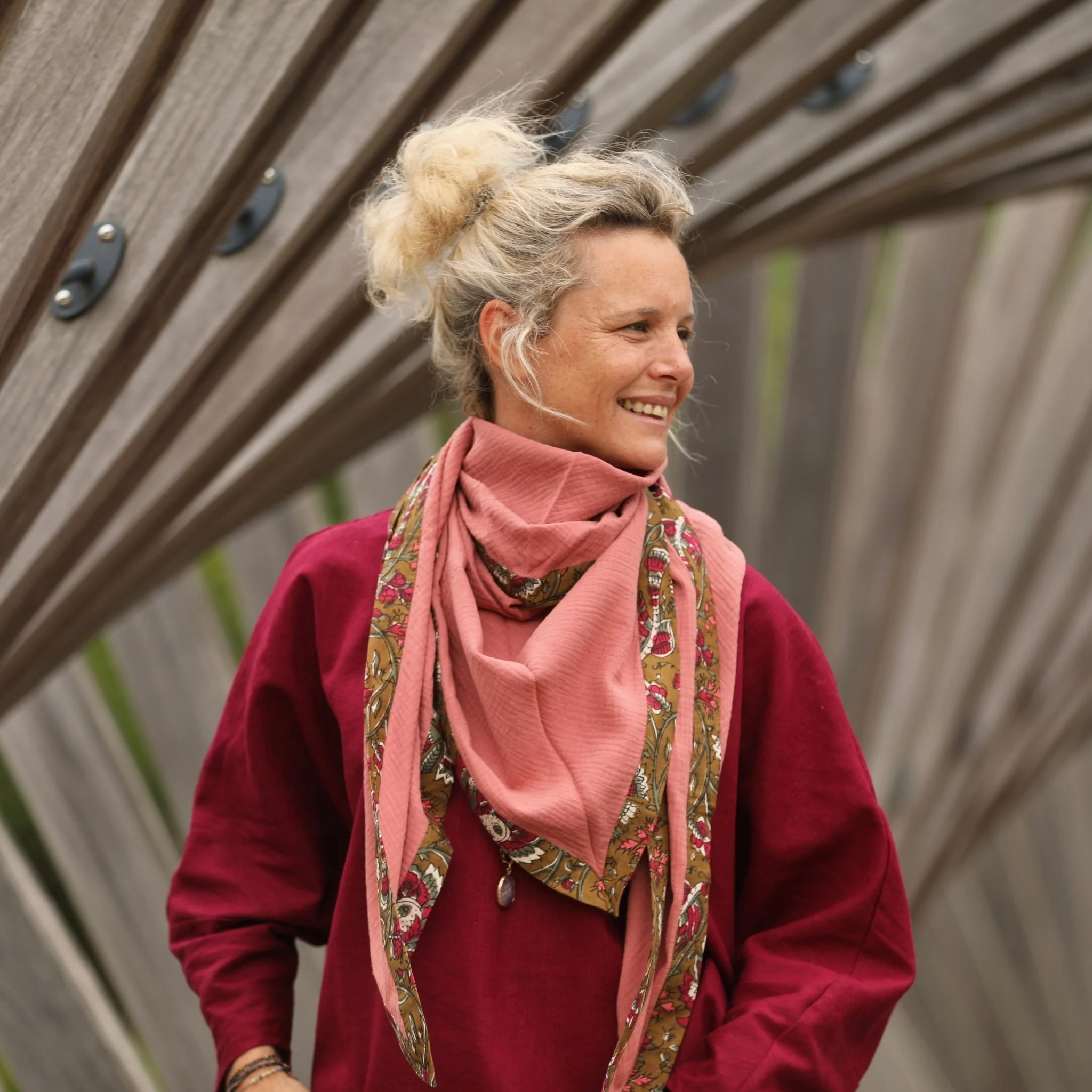 Le foulard Calista Terracotta rosé/Ila
