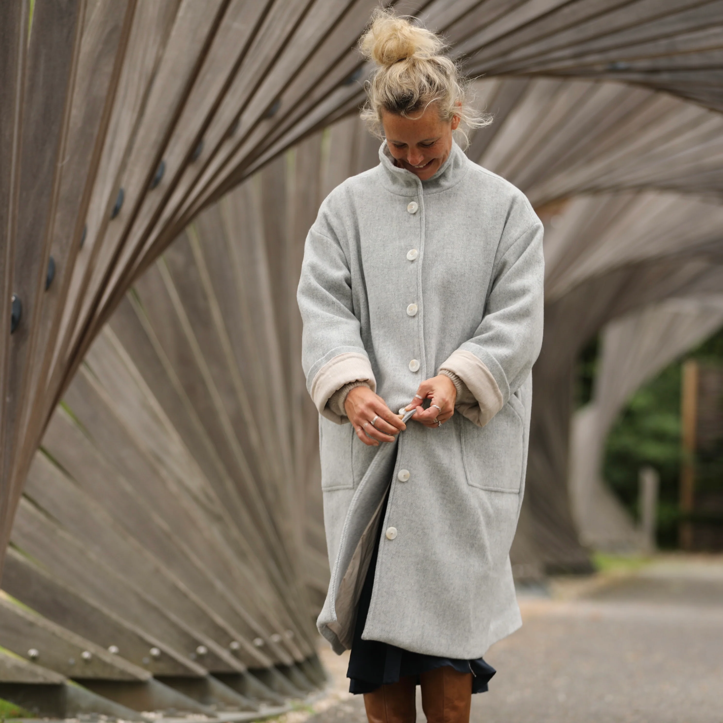 Manteau Arthur - Gris lumière - Image 4