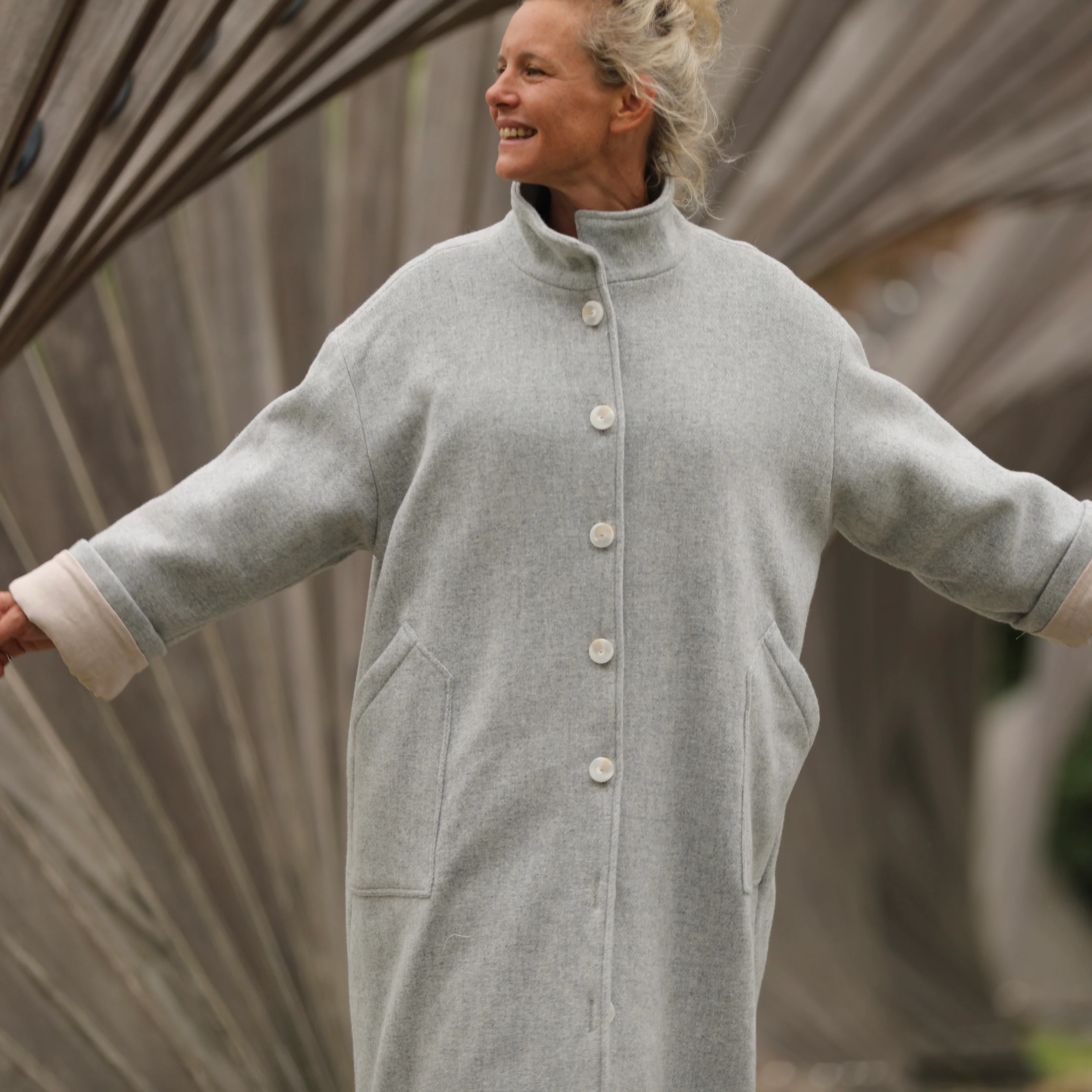 Manteau Arthur - Gris lumière - Image 6
