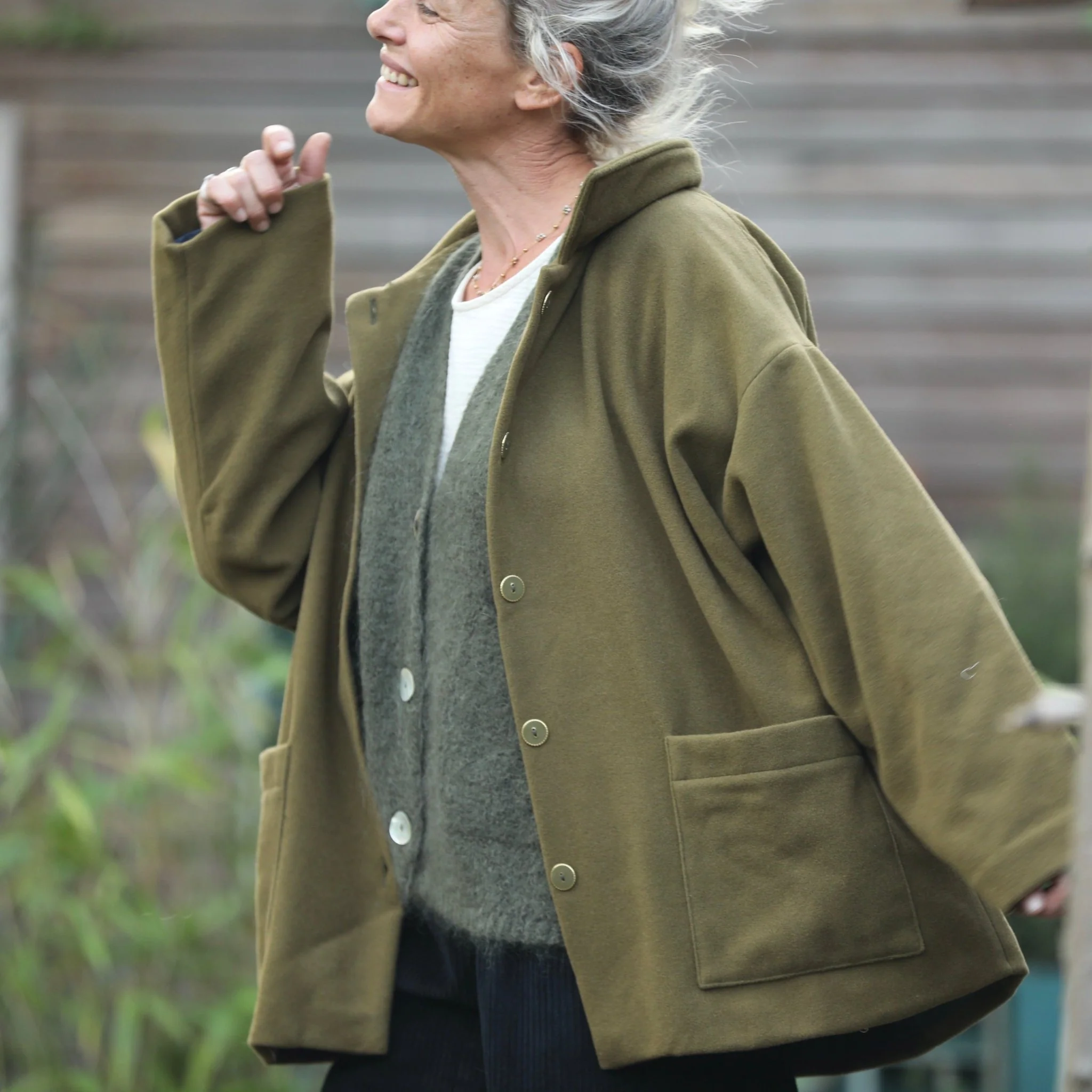 Manteau Kaï kiwi
