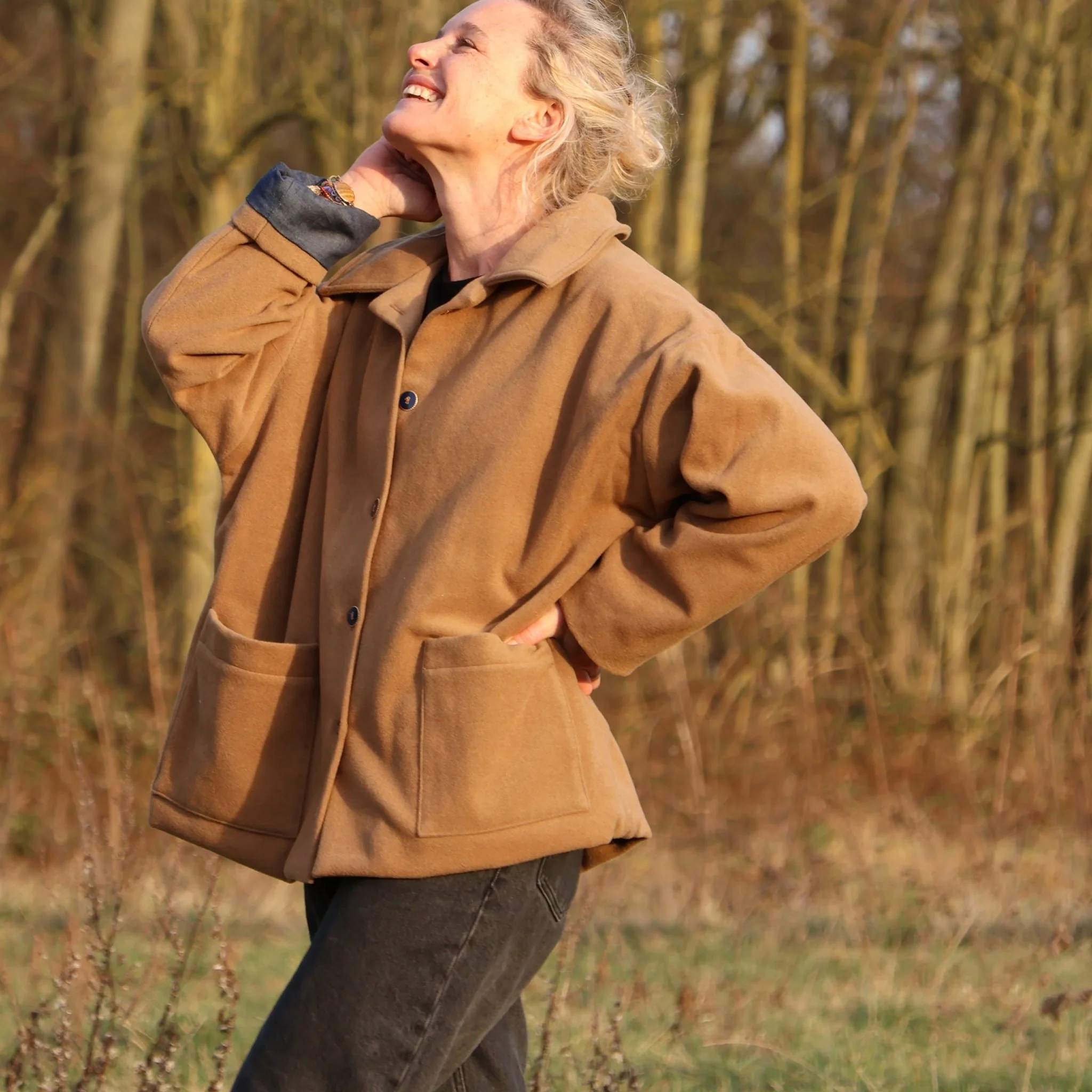 Manteau Kaï camel - Image 6