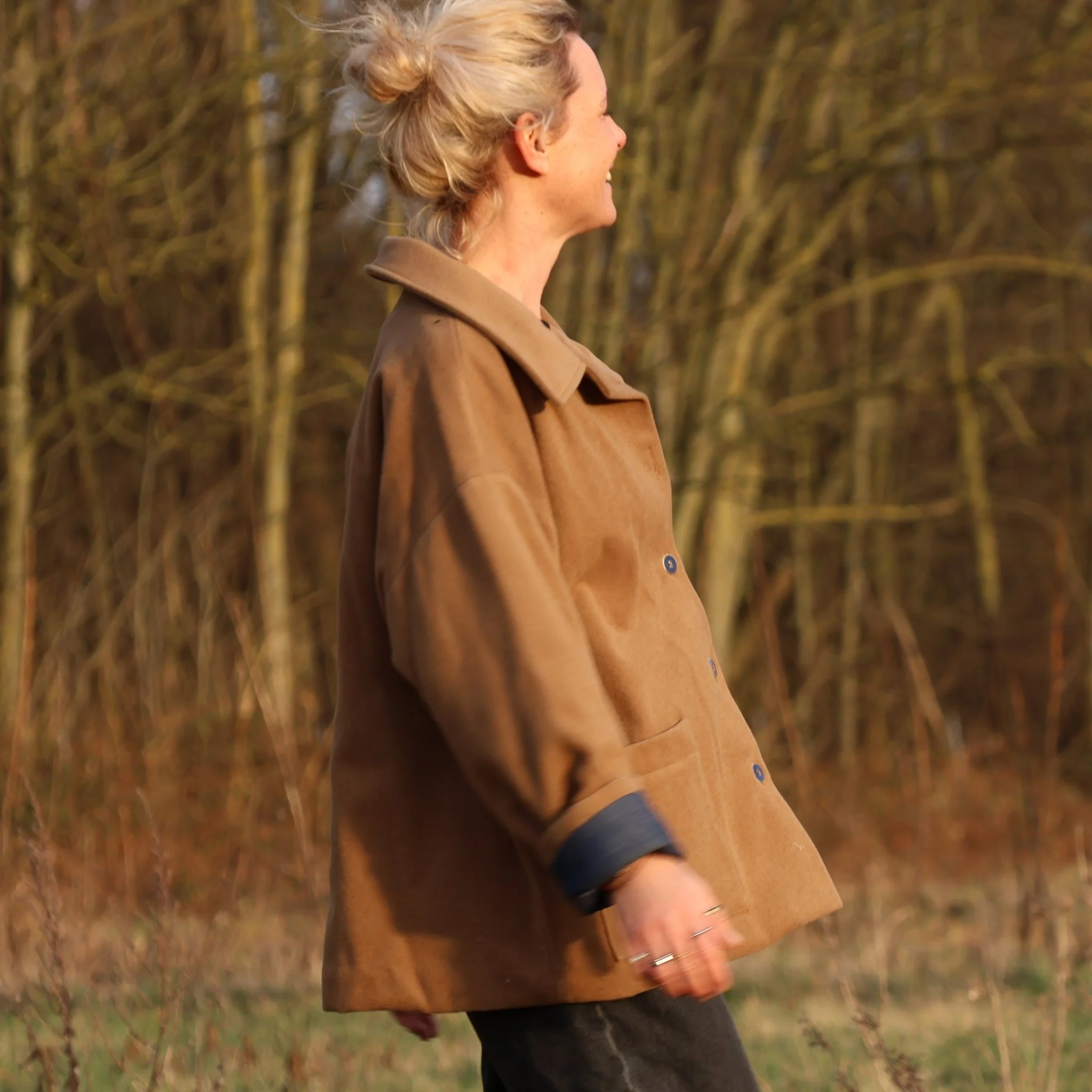 Manteau Kaï camel - Image 7