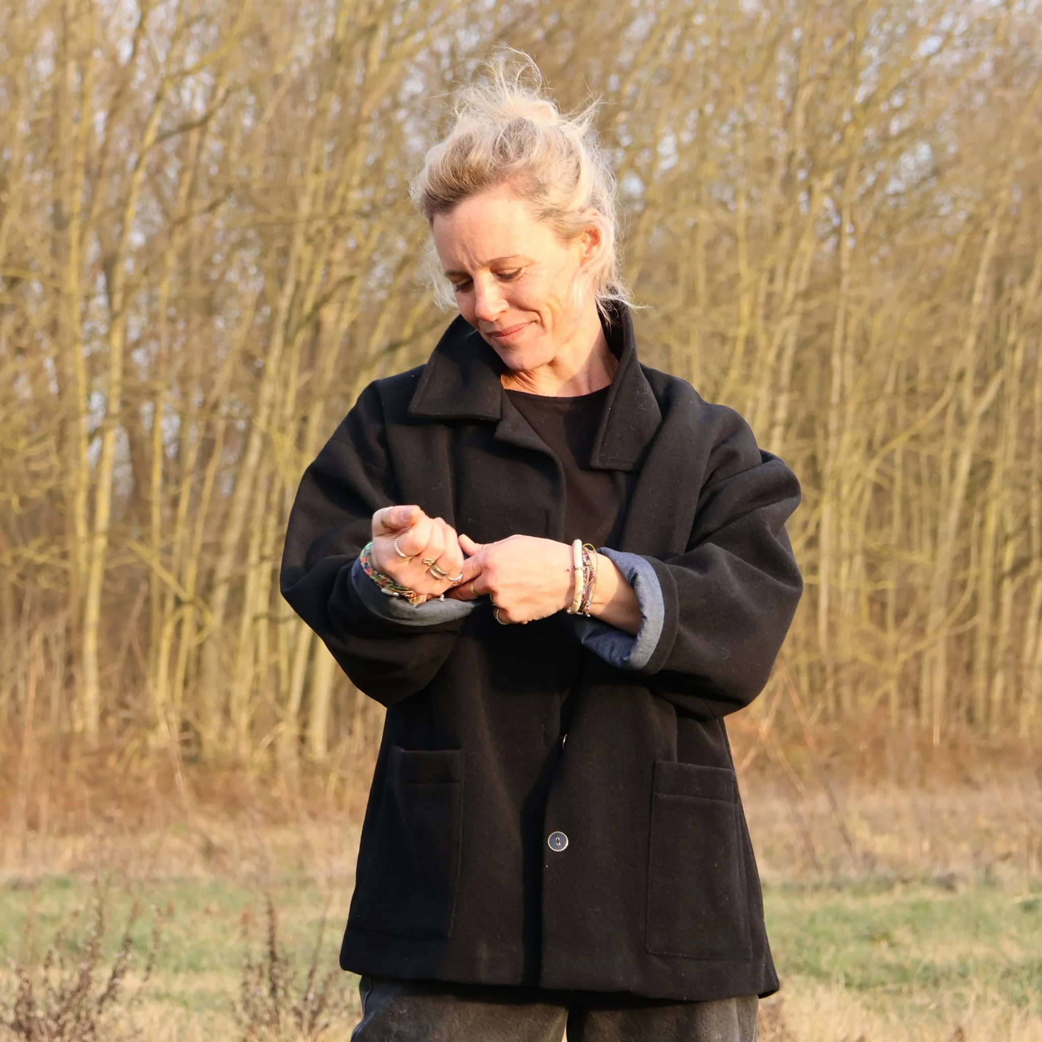 Manteau Kaï noir - Image 7