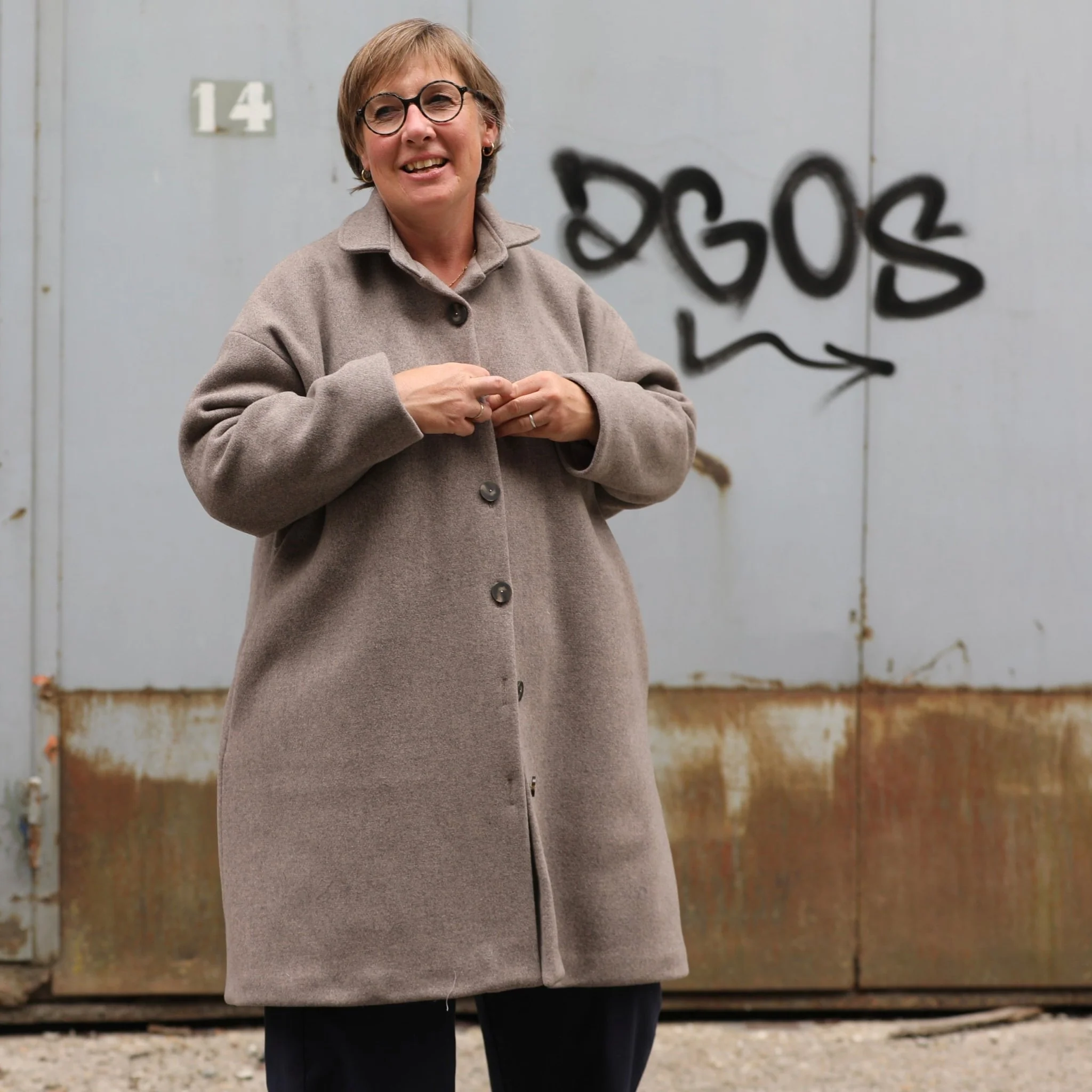 Manteau Taïma - bois flotté