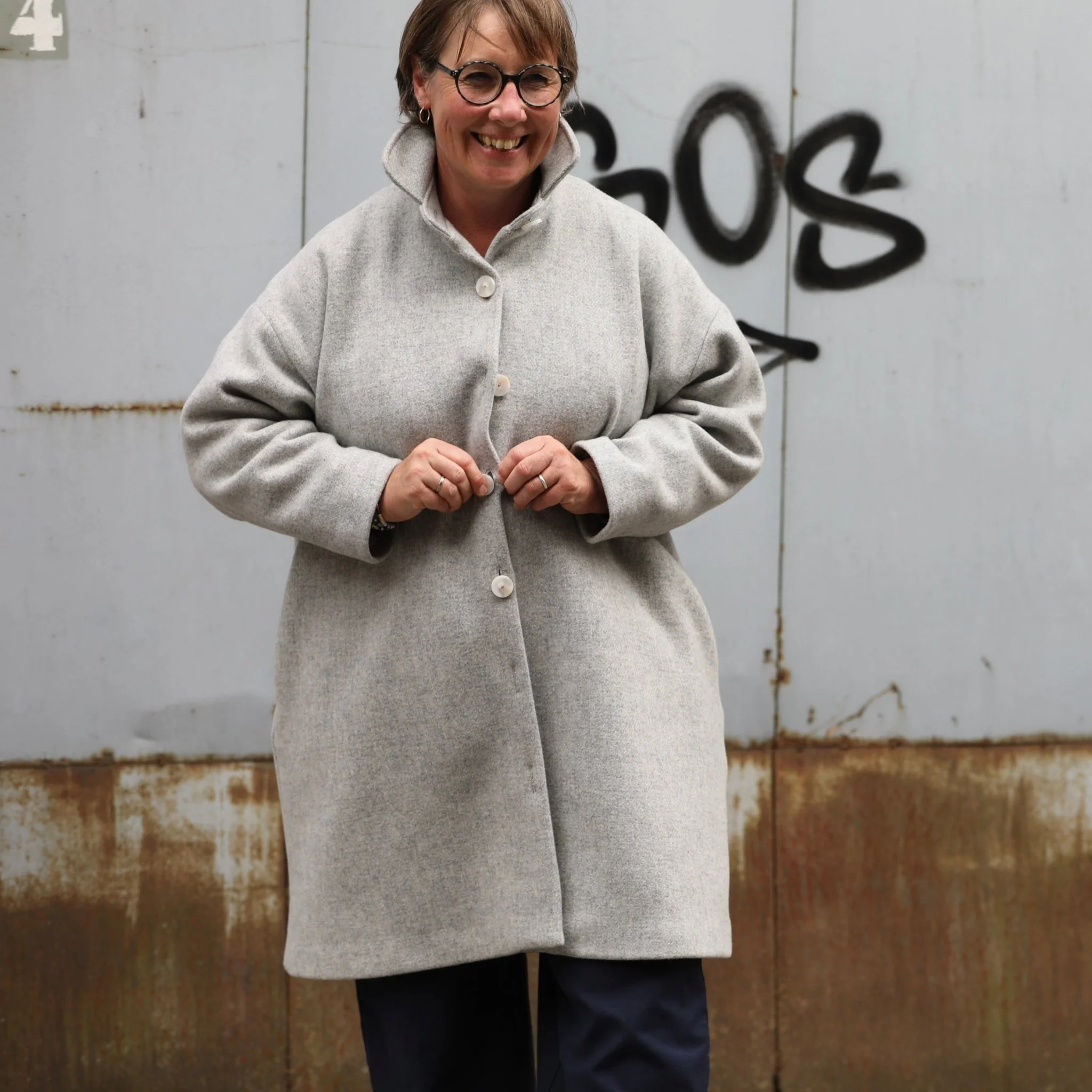 Manteau Taïma - gris lumière - Image 6