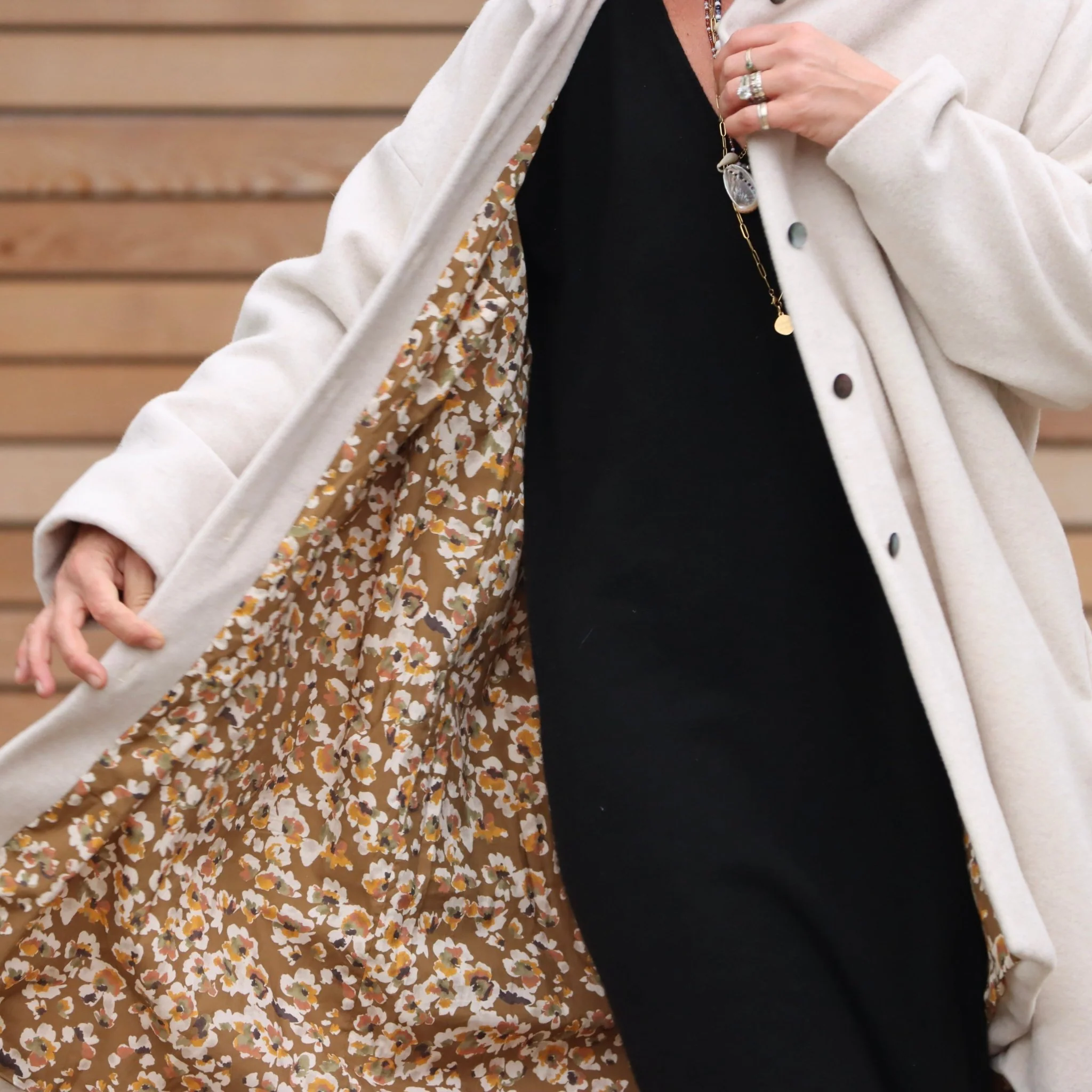 Manteau Taïma ivoire - Image 8