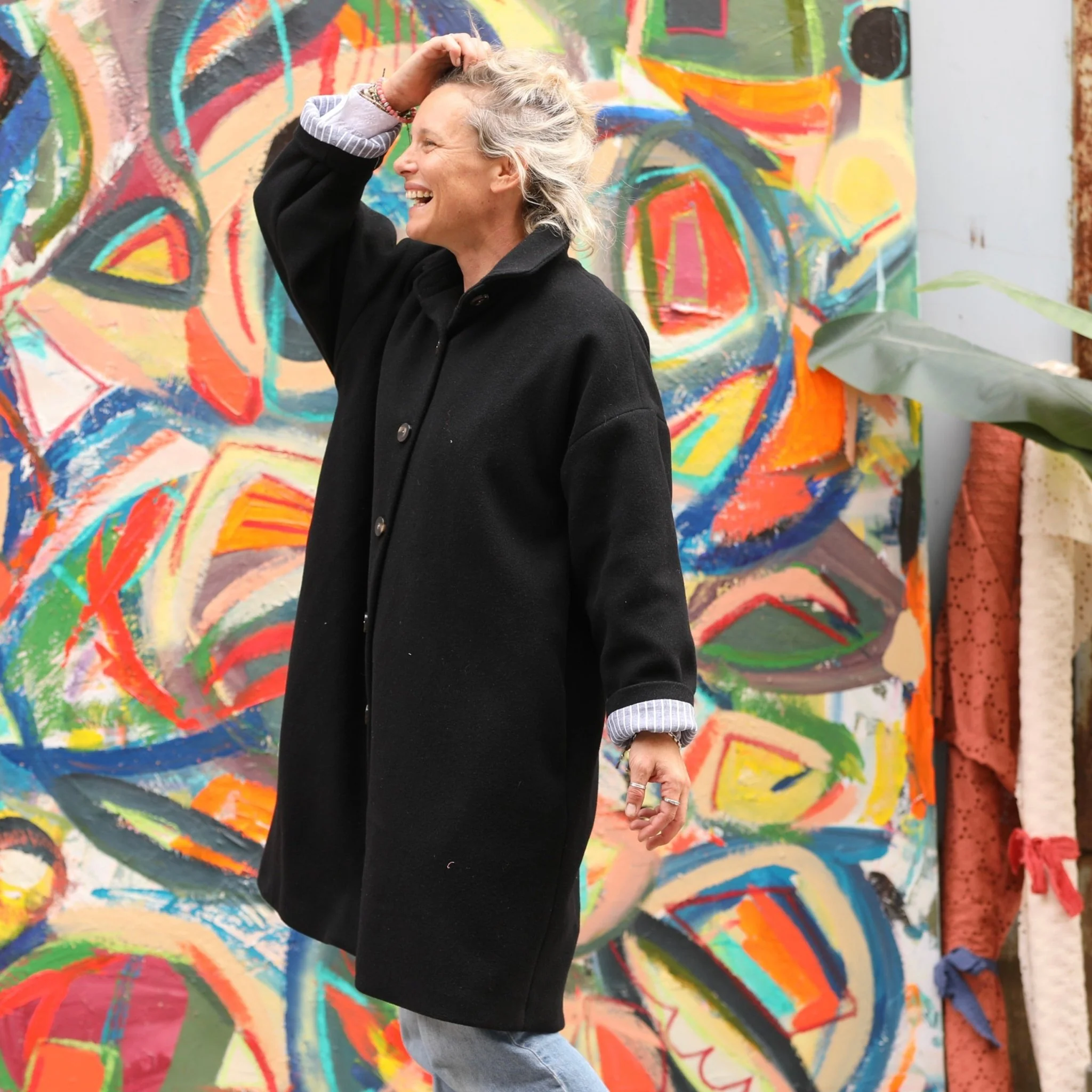 Manteau Taïma noir - Image 6