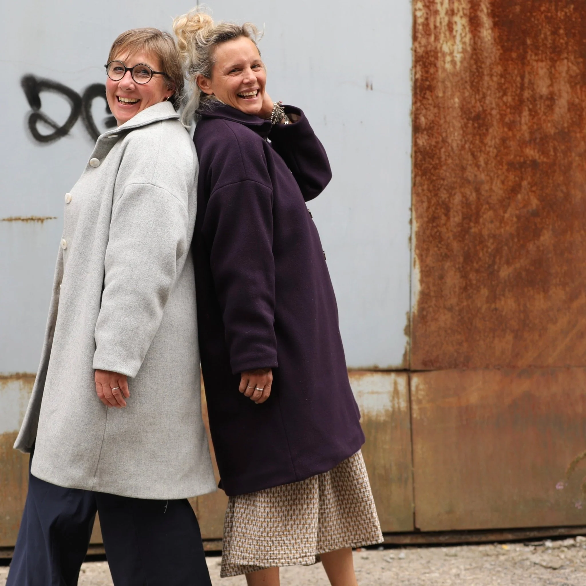 Manteau Taïma - prune - Image 9