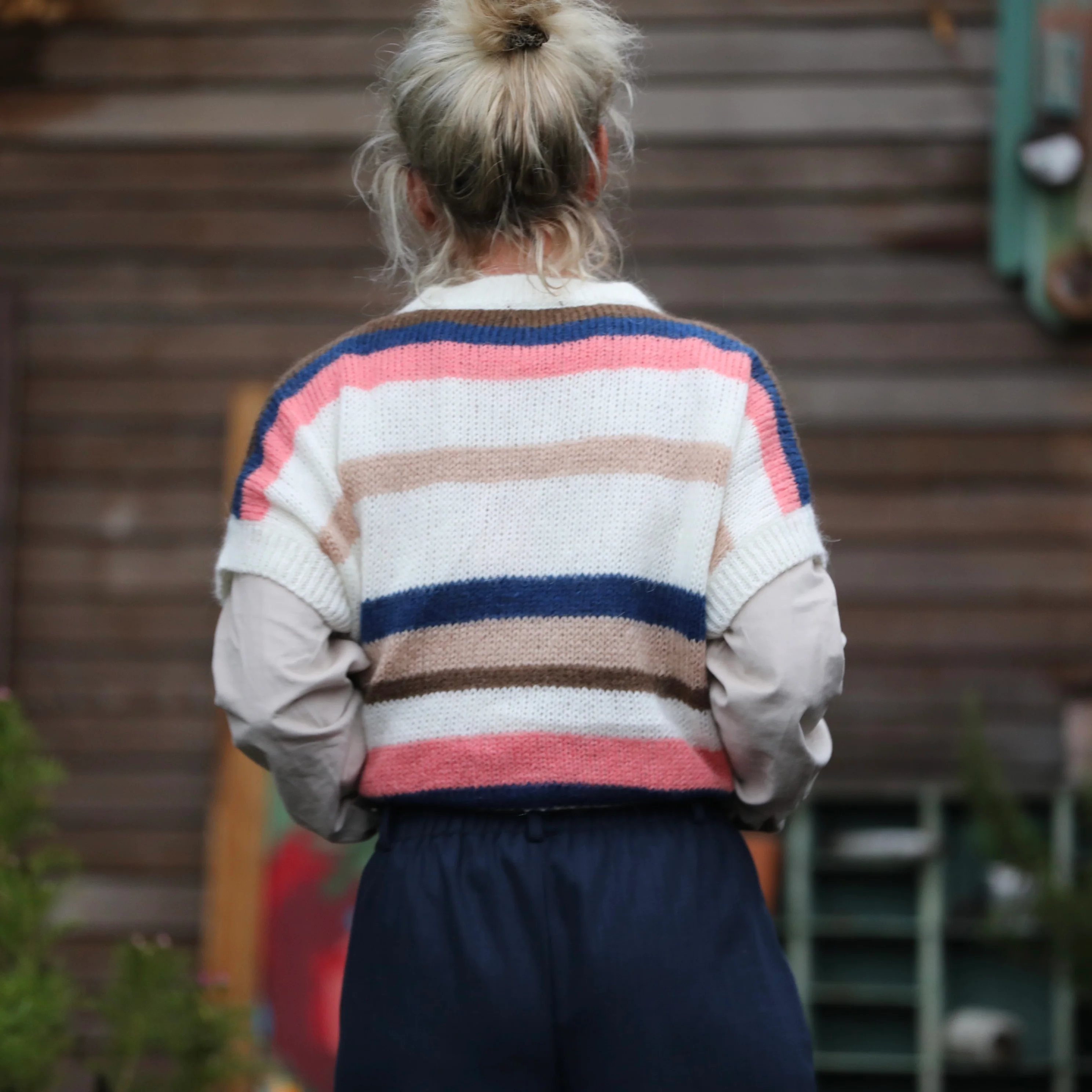 Pantalon Alex - Jean de coton marine - Image 4