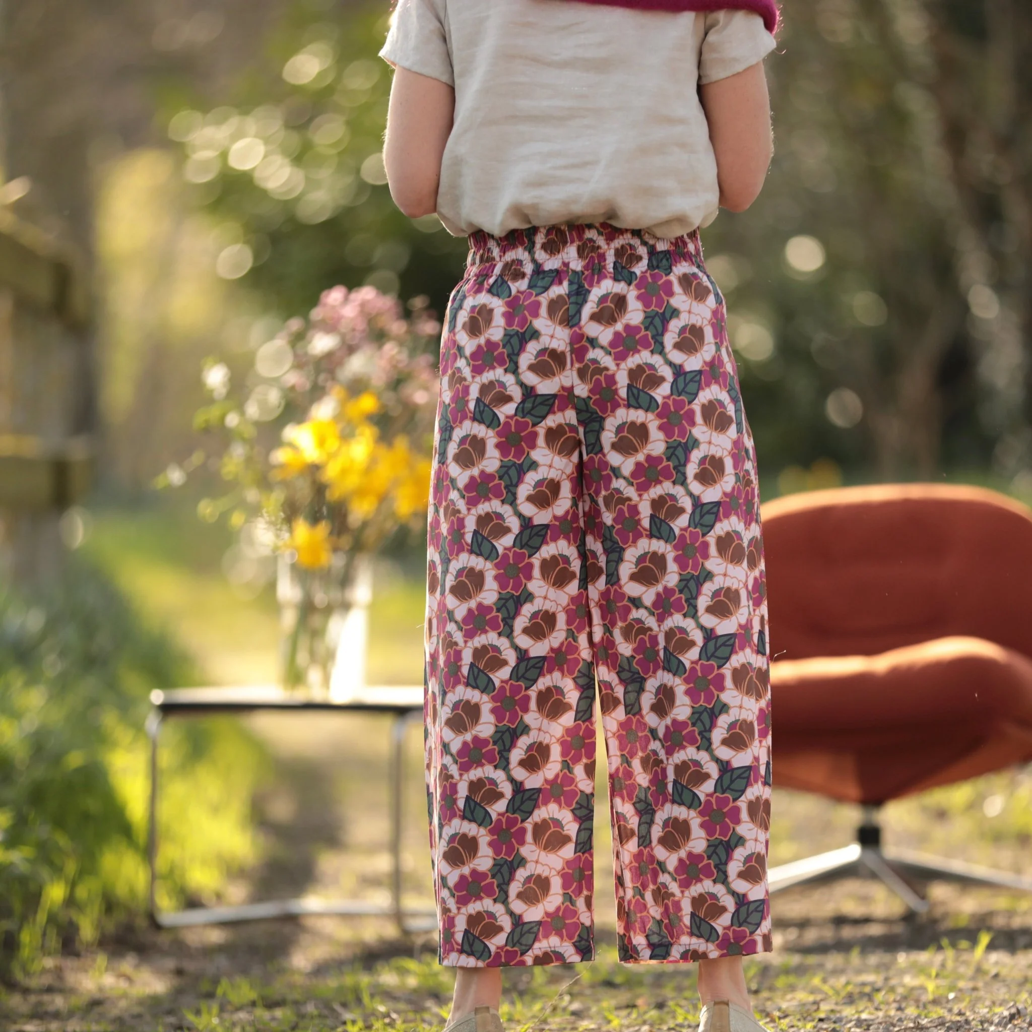 Pantalon Briac - Coton "souvenirs de Vérone" - Image 2