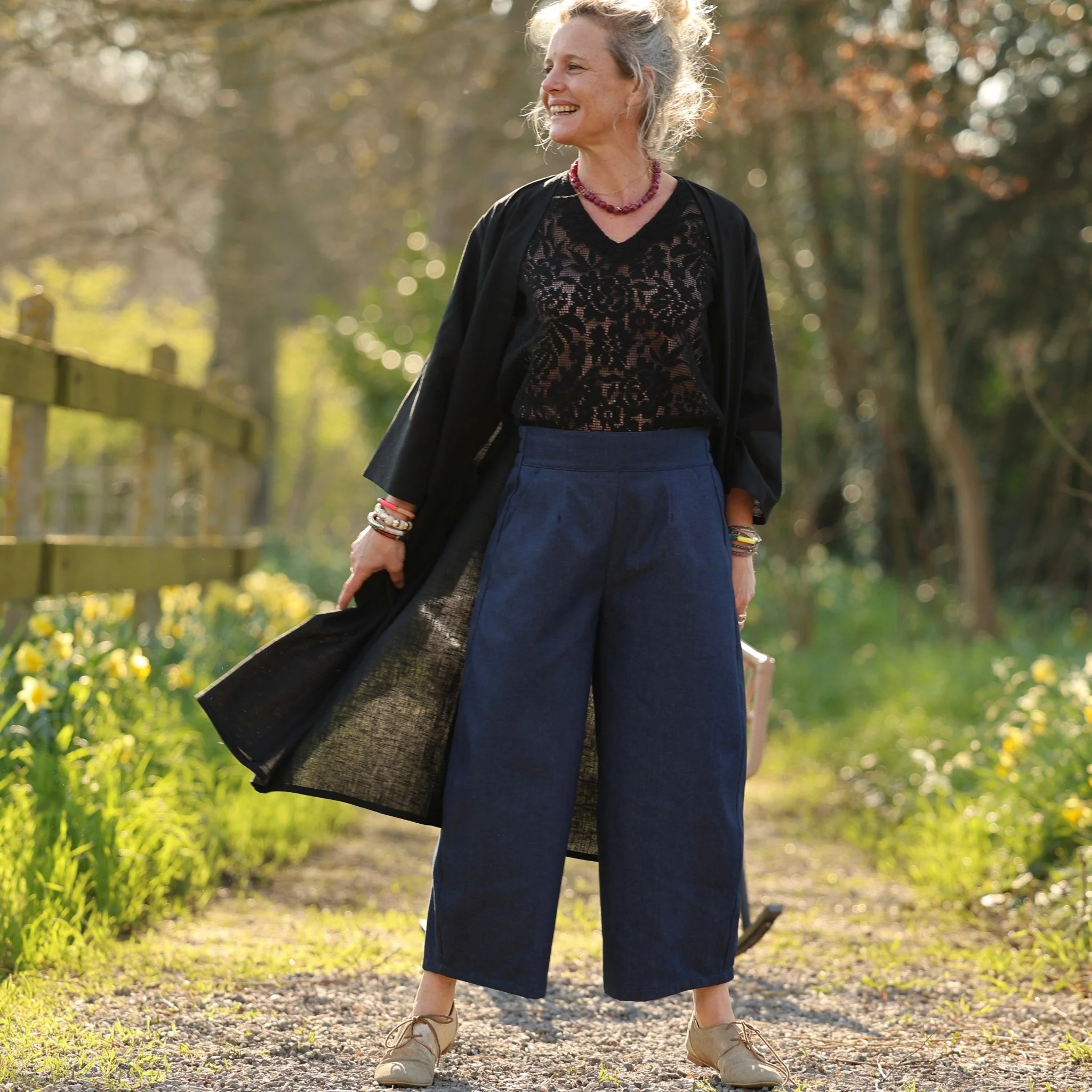 Pantalon Briac - jean de coton bleu brut - Image 5