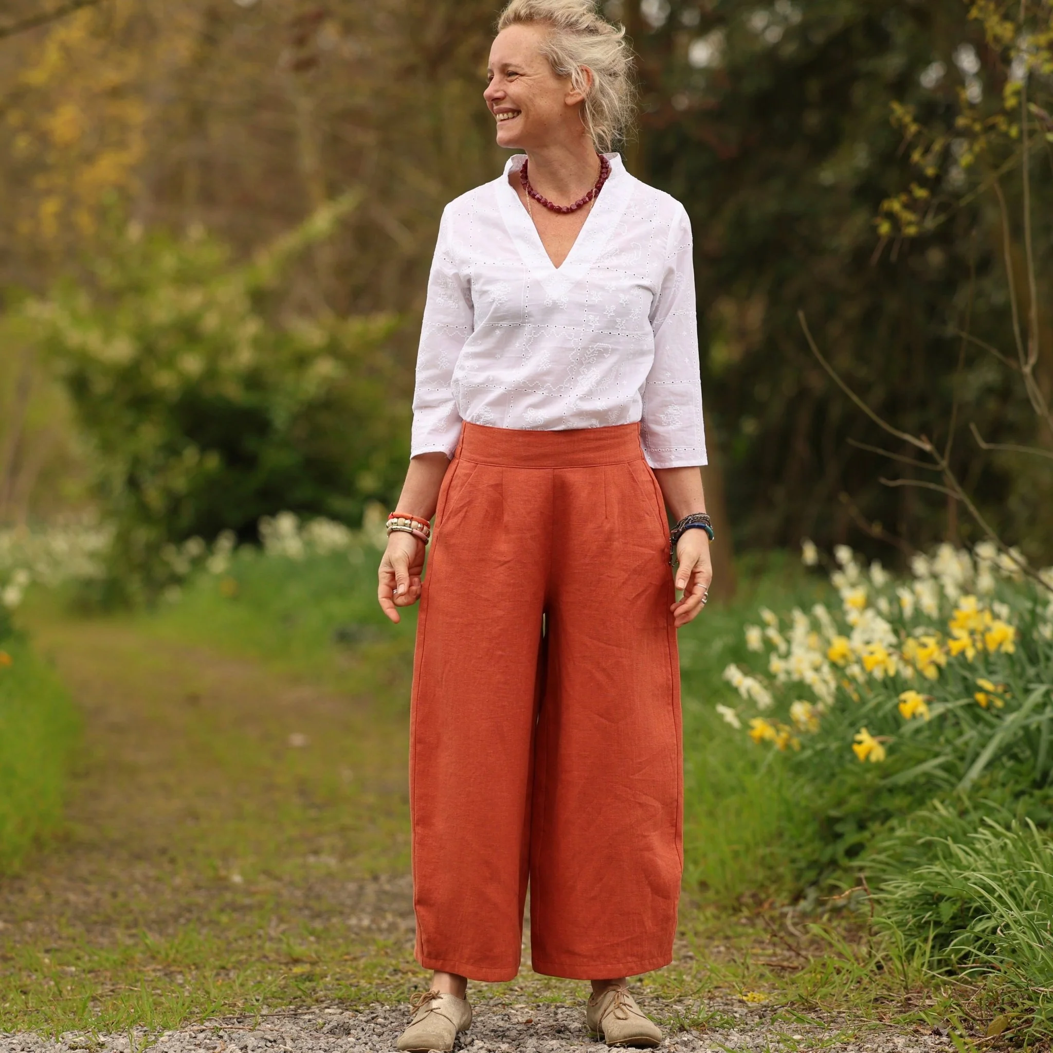 Pantalon Briac - lin terre cuite - Image 8