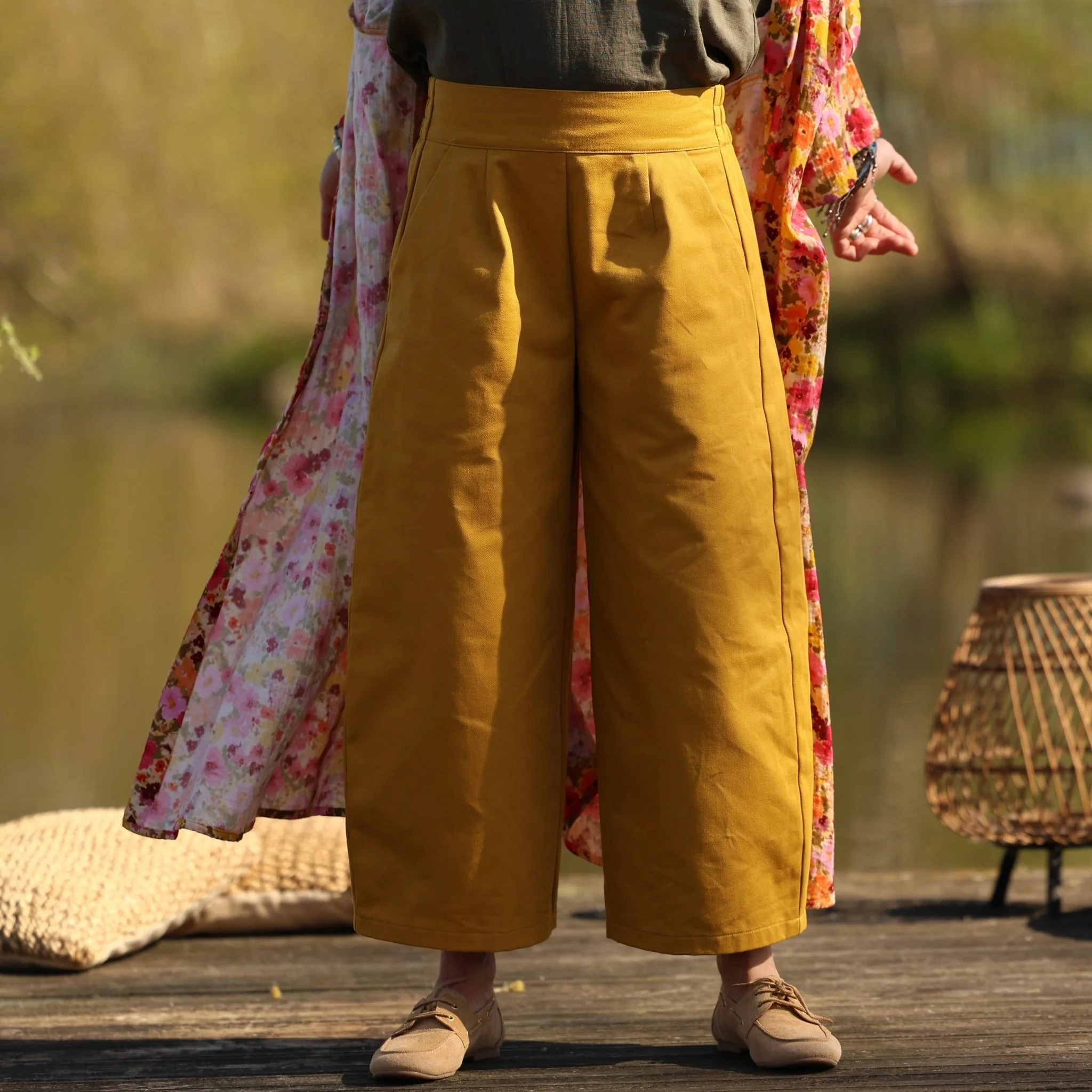 Pantalon Briac - Toile de coton Tournesol - Image 13