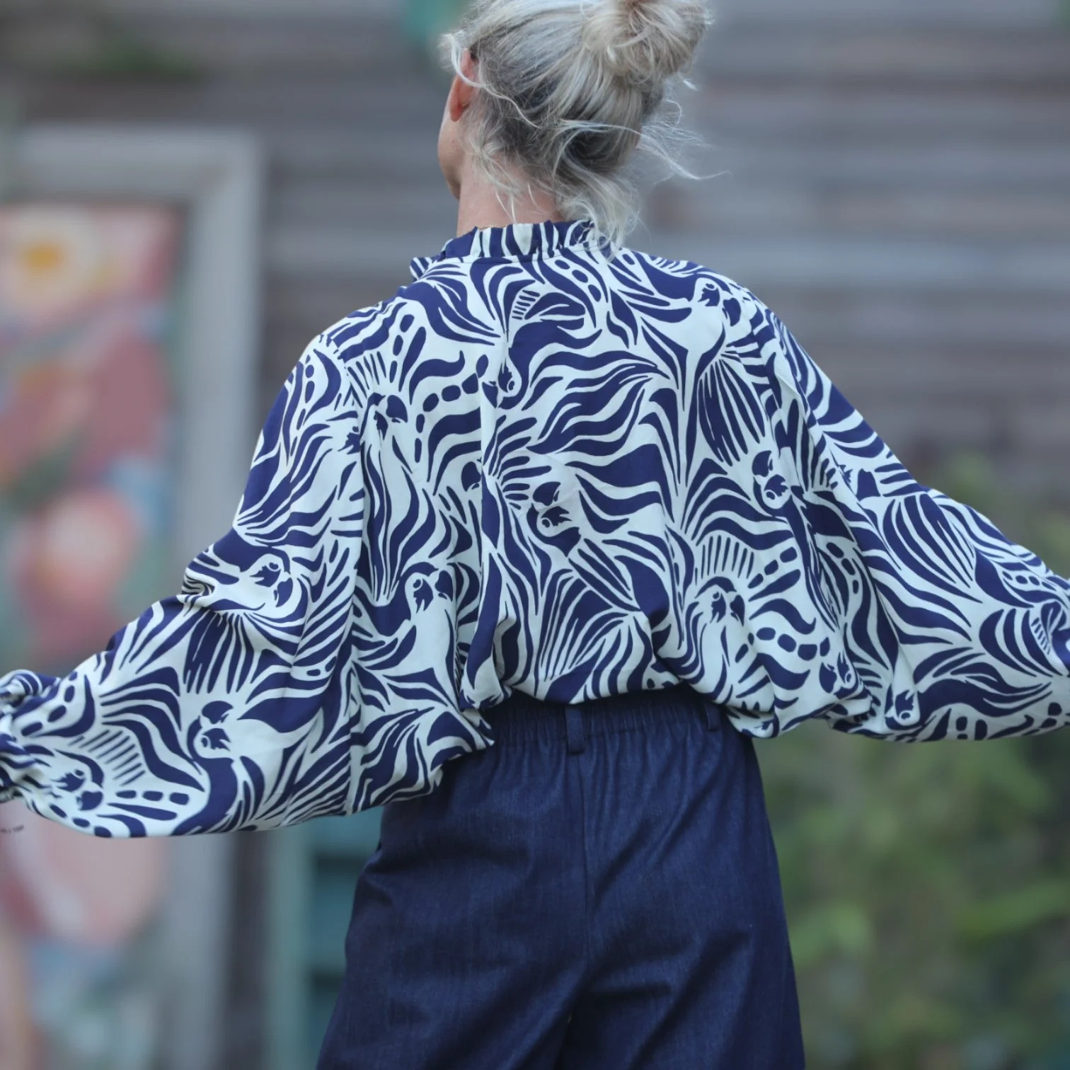 Pantalon César- jean bleu brut - Image 11