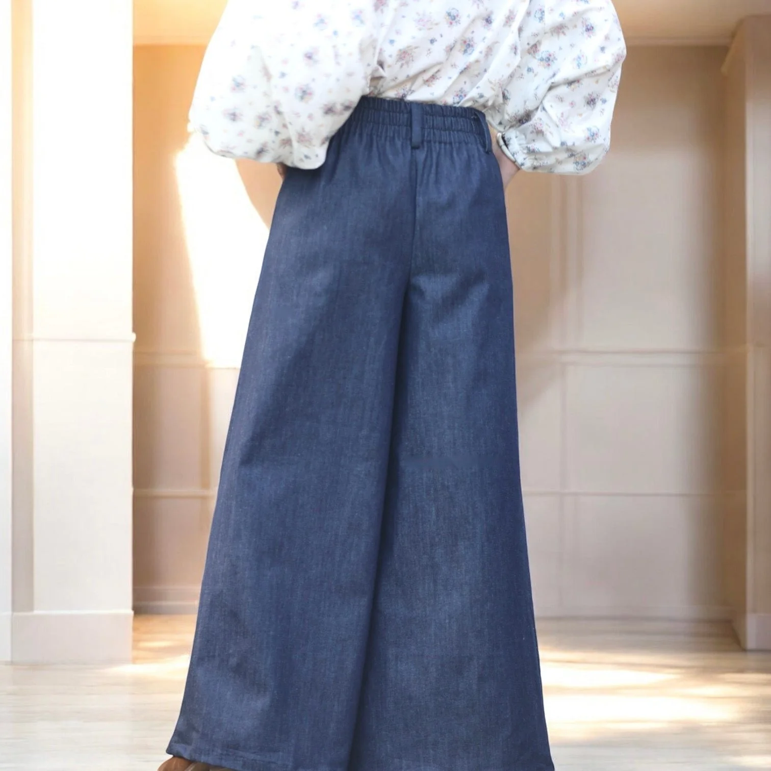 Pantalon César- jean bleu brut - Image 7