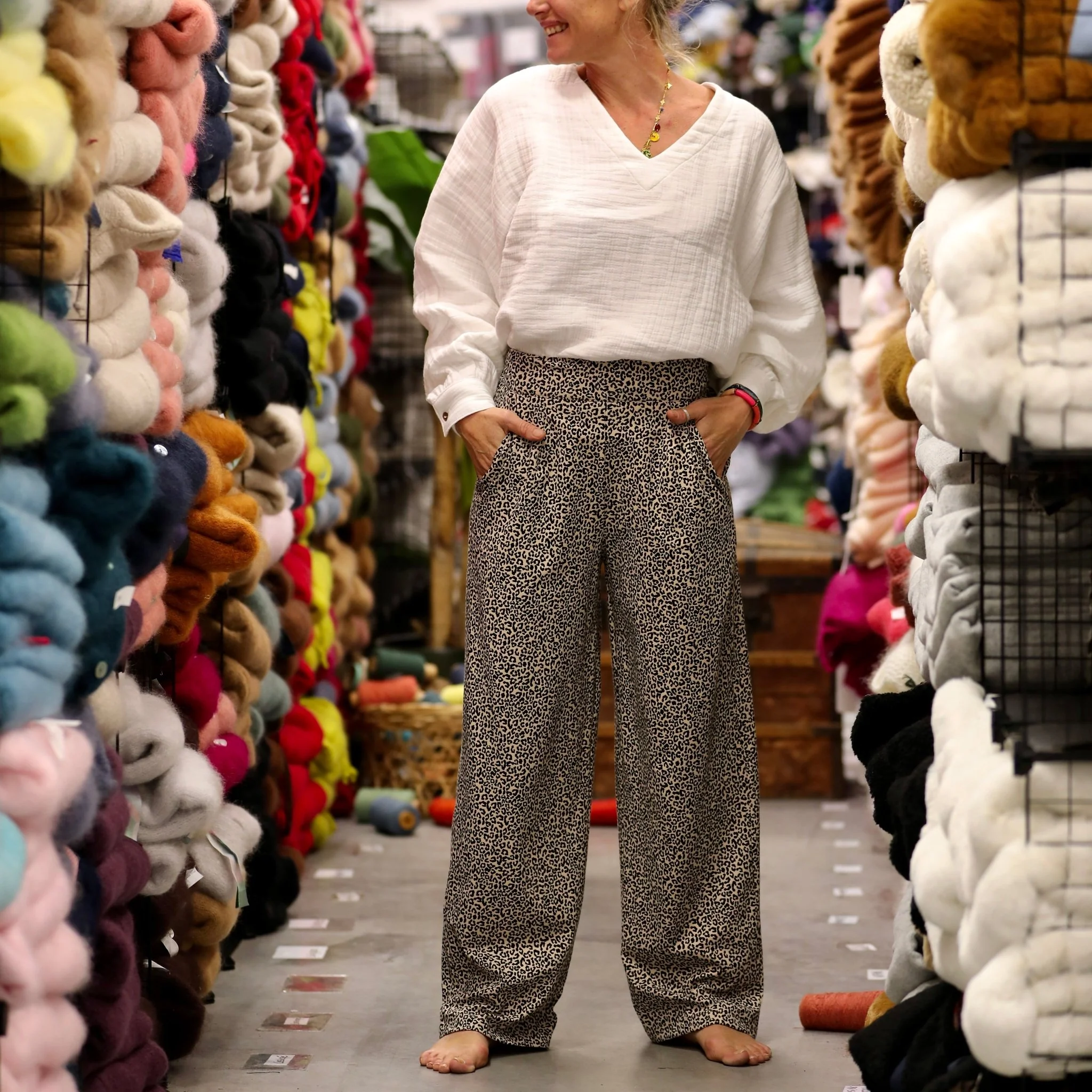 Le Pantalon Cocoon Louis — jersey léo - Image 6