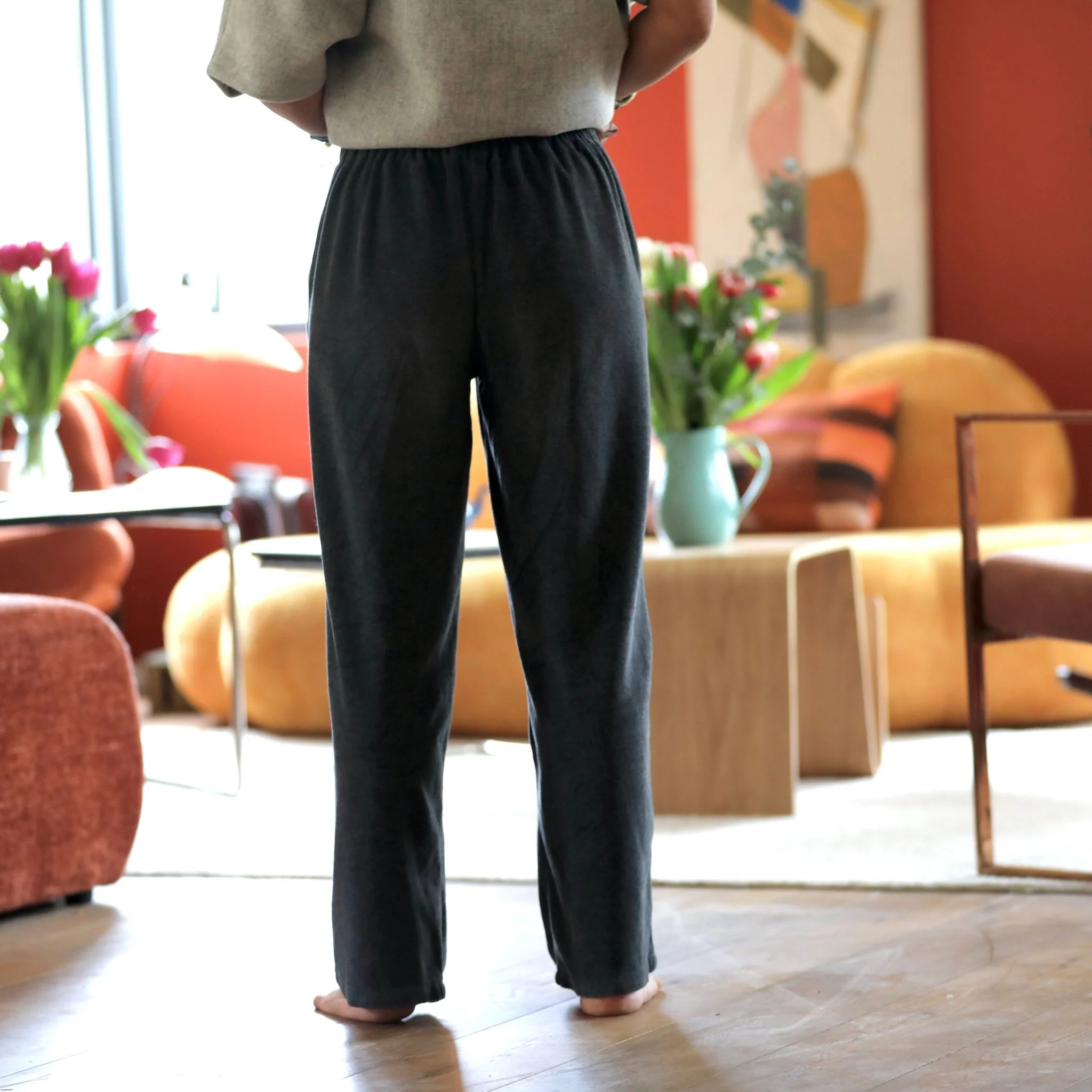 Le Pantalon Cocoon Louis — pilou-pilou gris - Image 3