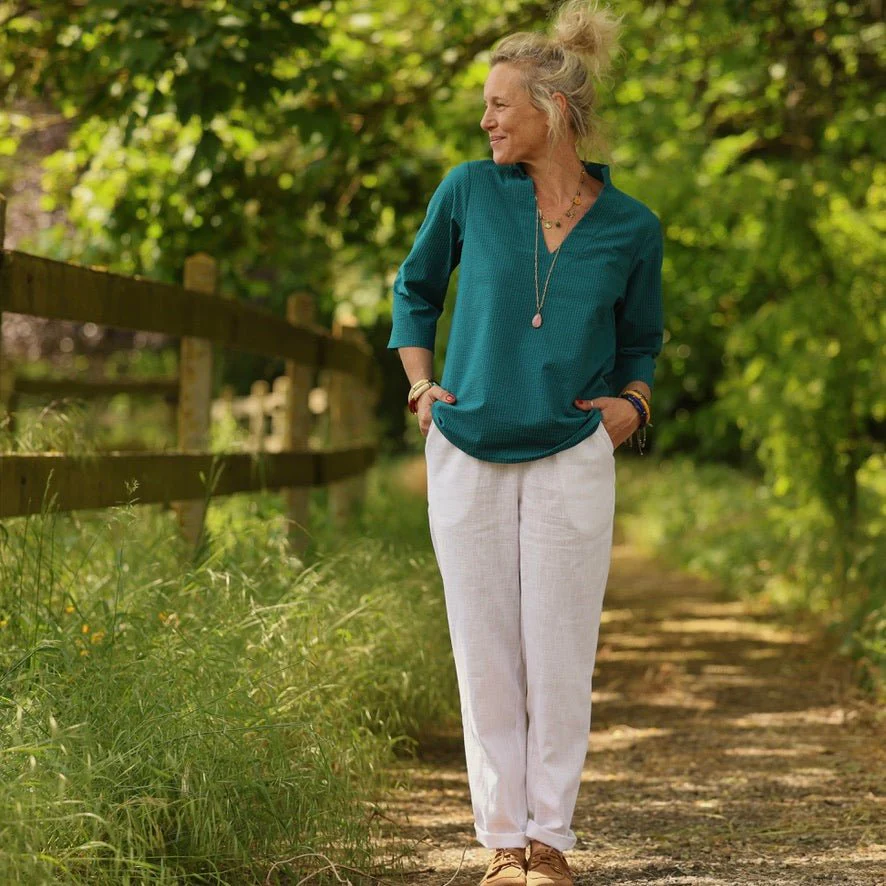 Pantalon Eliot - Lin blanc - Image 3
