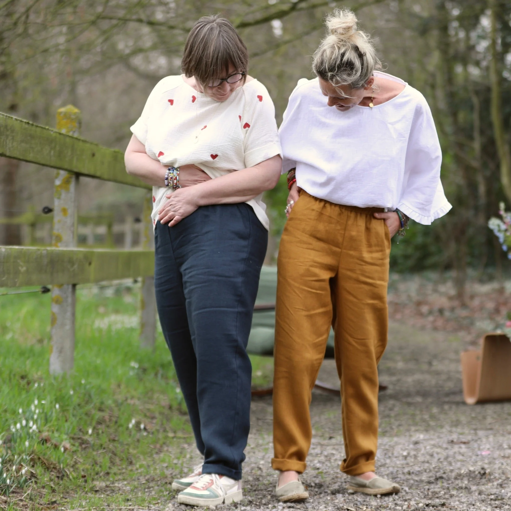 Pantalon Eliot - Lin ocre - Image 5