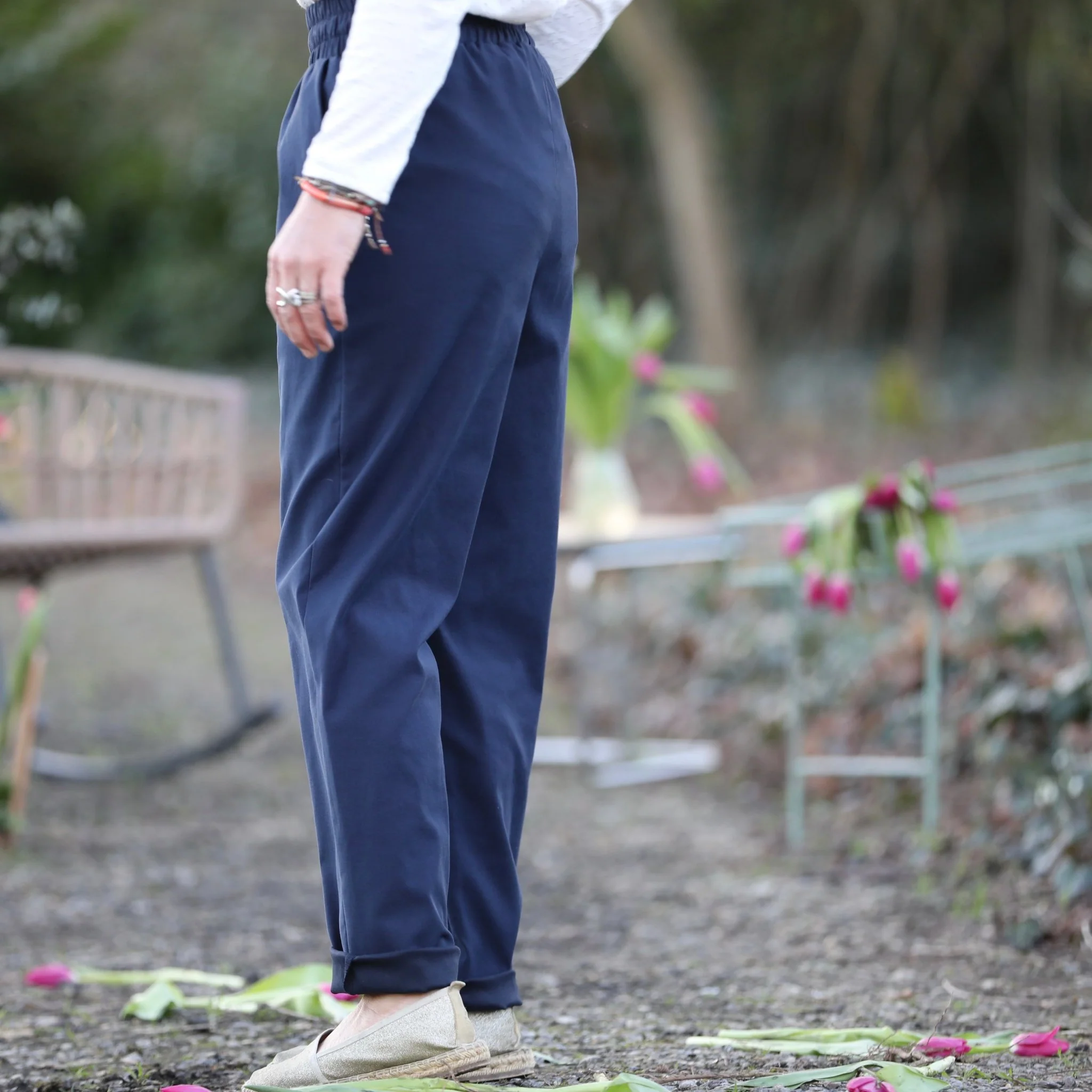 Pantalon Eliot - Sergé Marine - Image 3