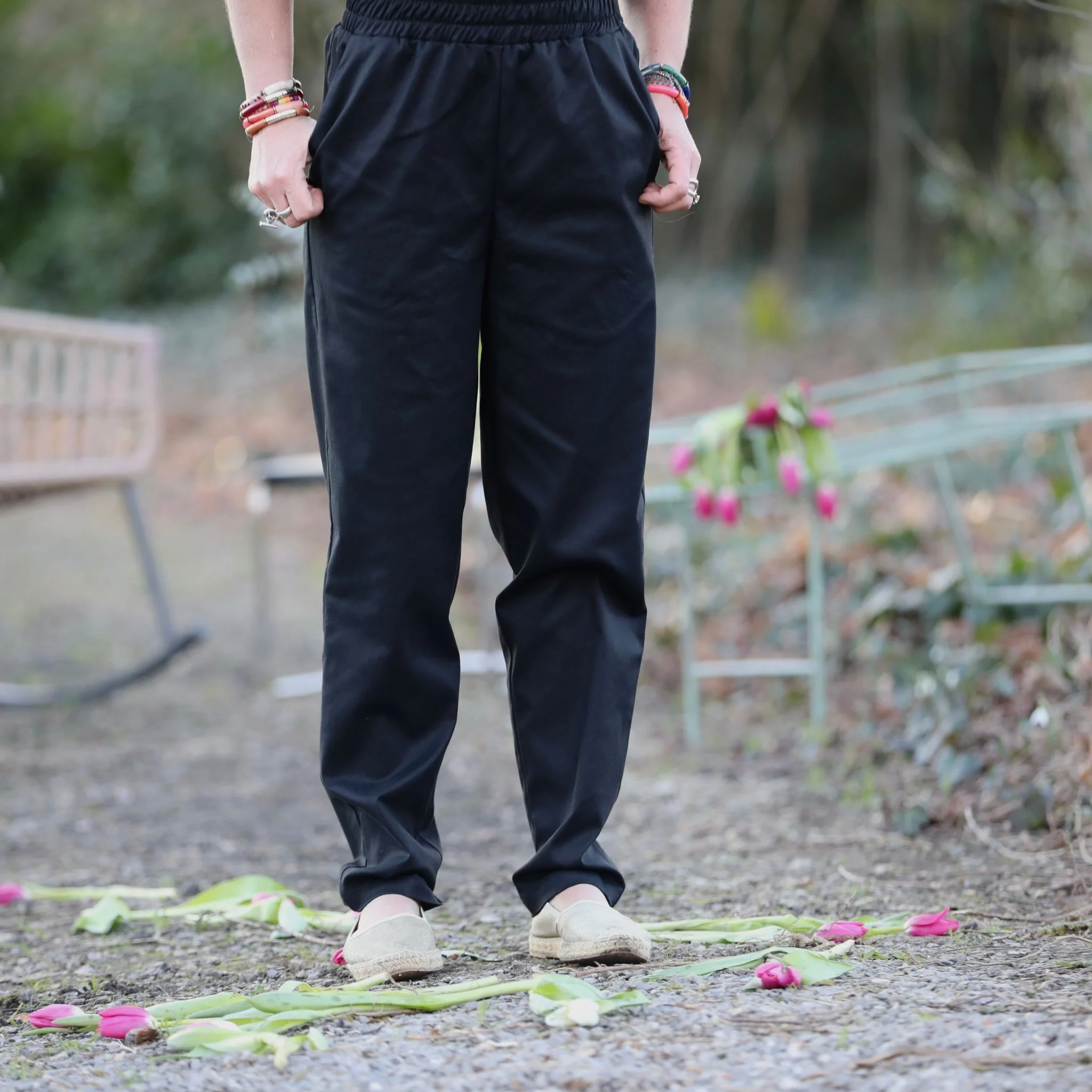 Pantalon Eliot - Sergé Noir - Image 6