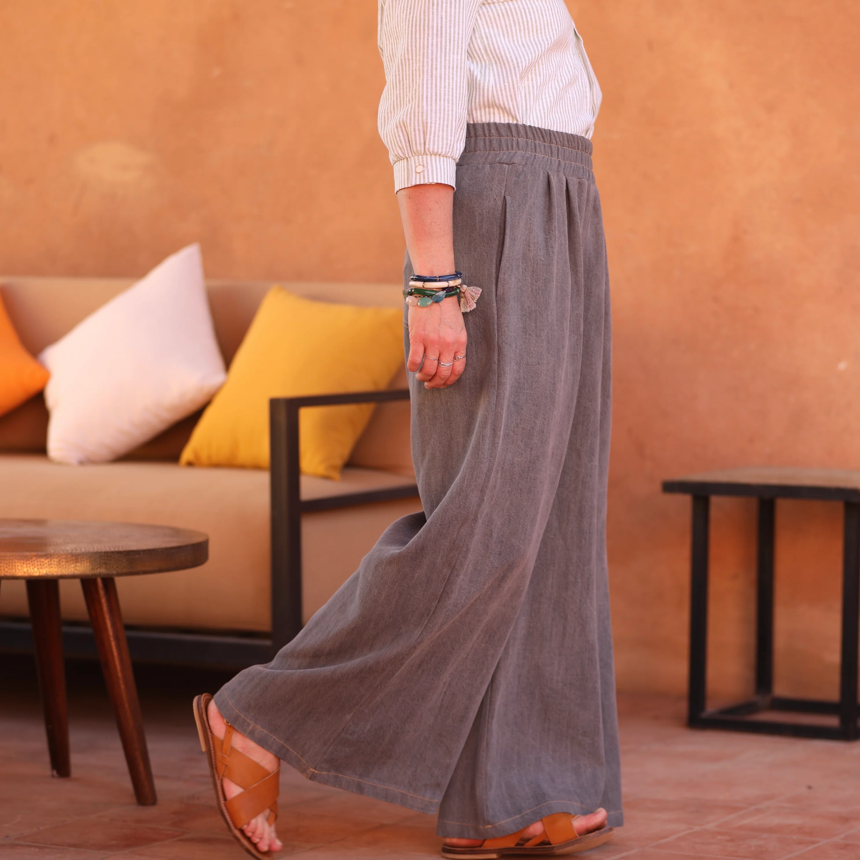 Pantalon Lazare jean gris - Image 4