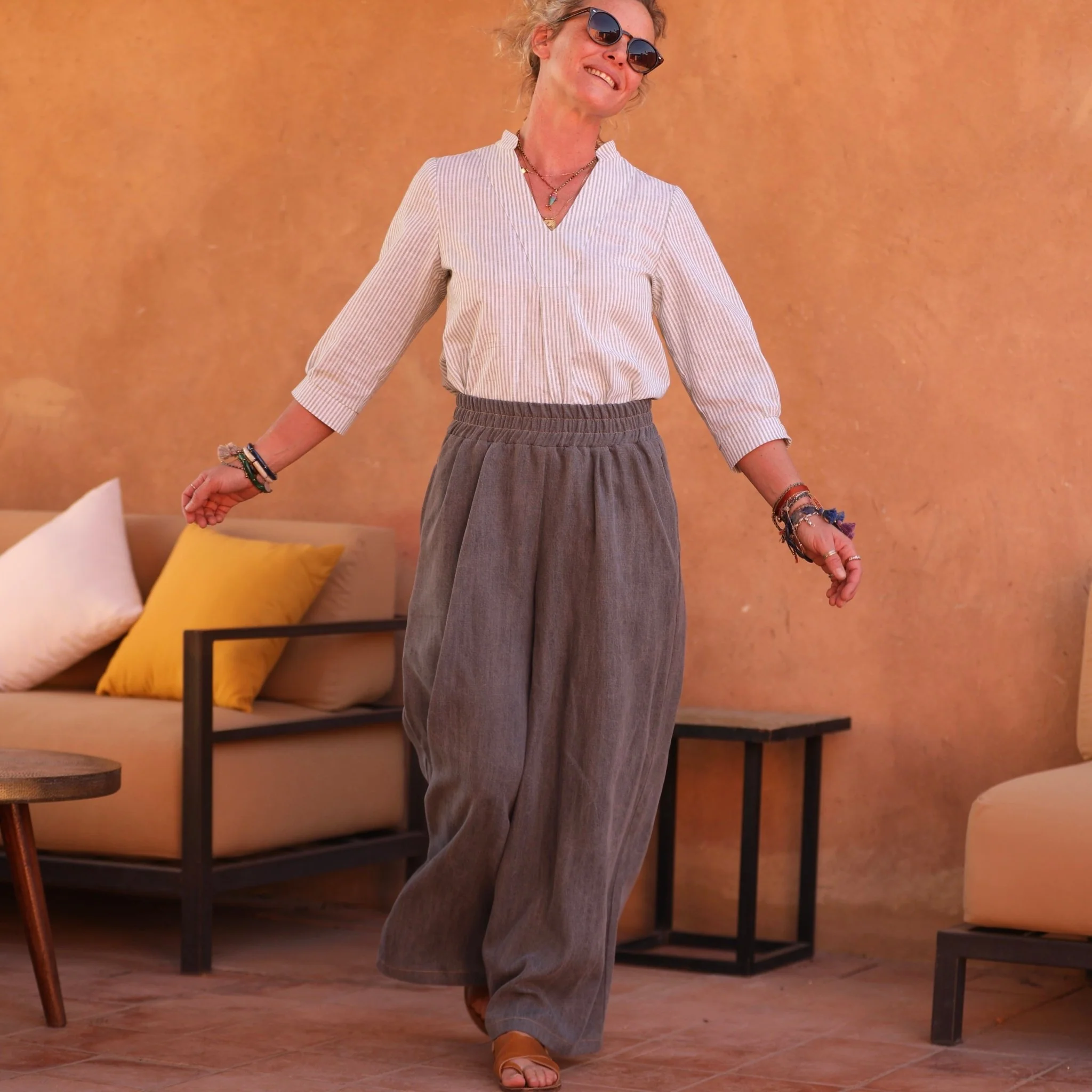Pantalon Lazare jean gris - Image 5