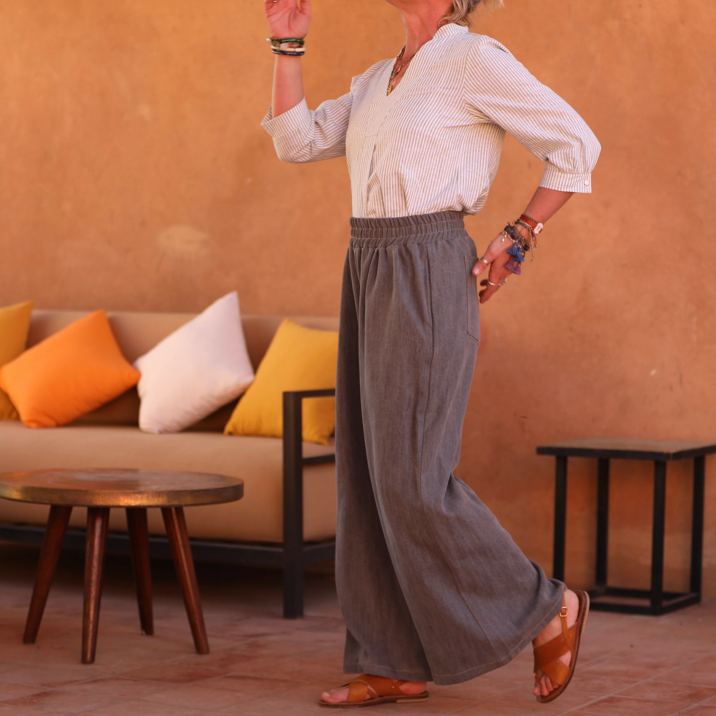 Pantalon Lazare jean gris - Image 6