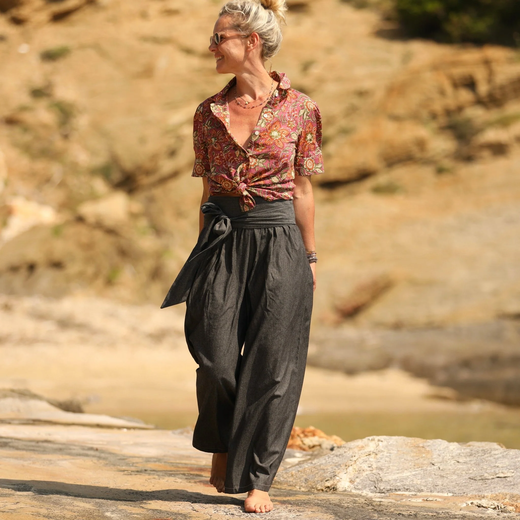 Pantalon Lazare jean léger noir