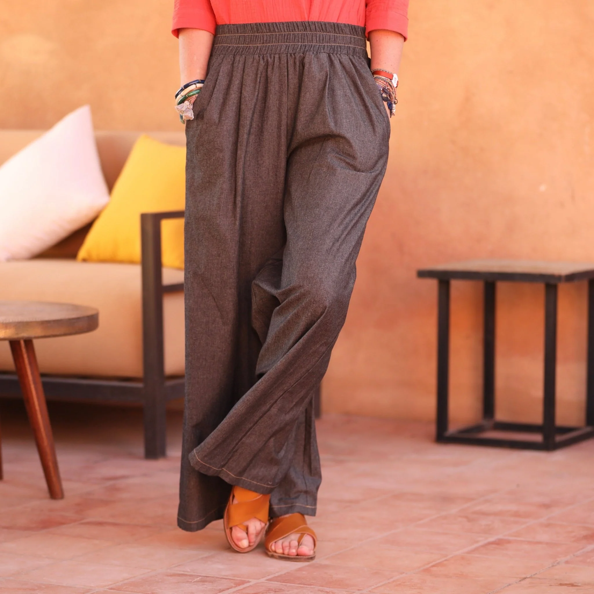Pantalon Lazare jean léger noir - Image 6