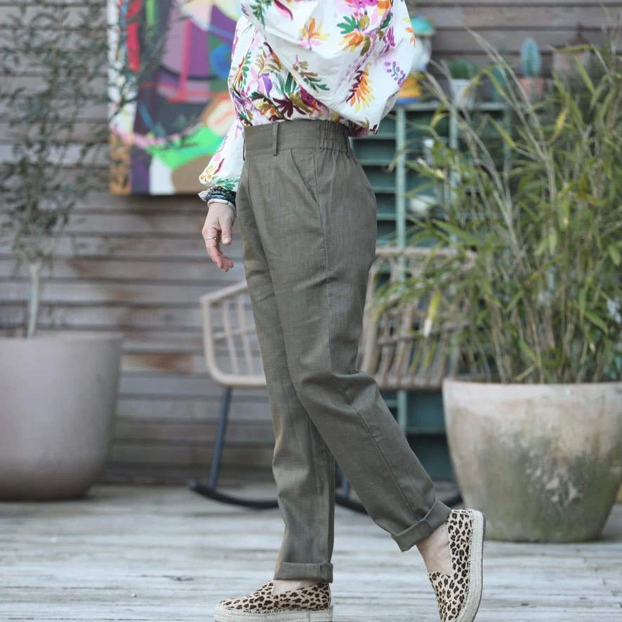 Pantalon Marcus -lin kaki - Image 7