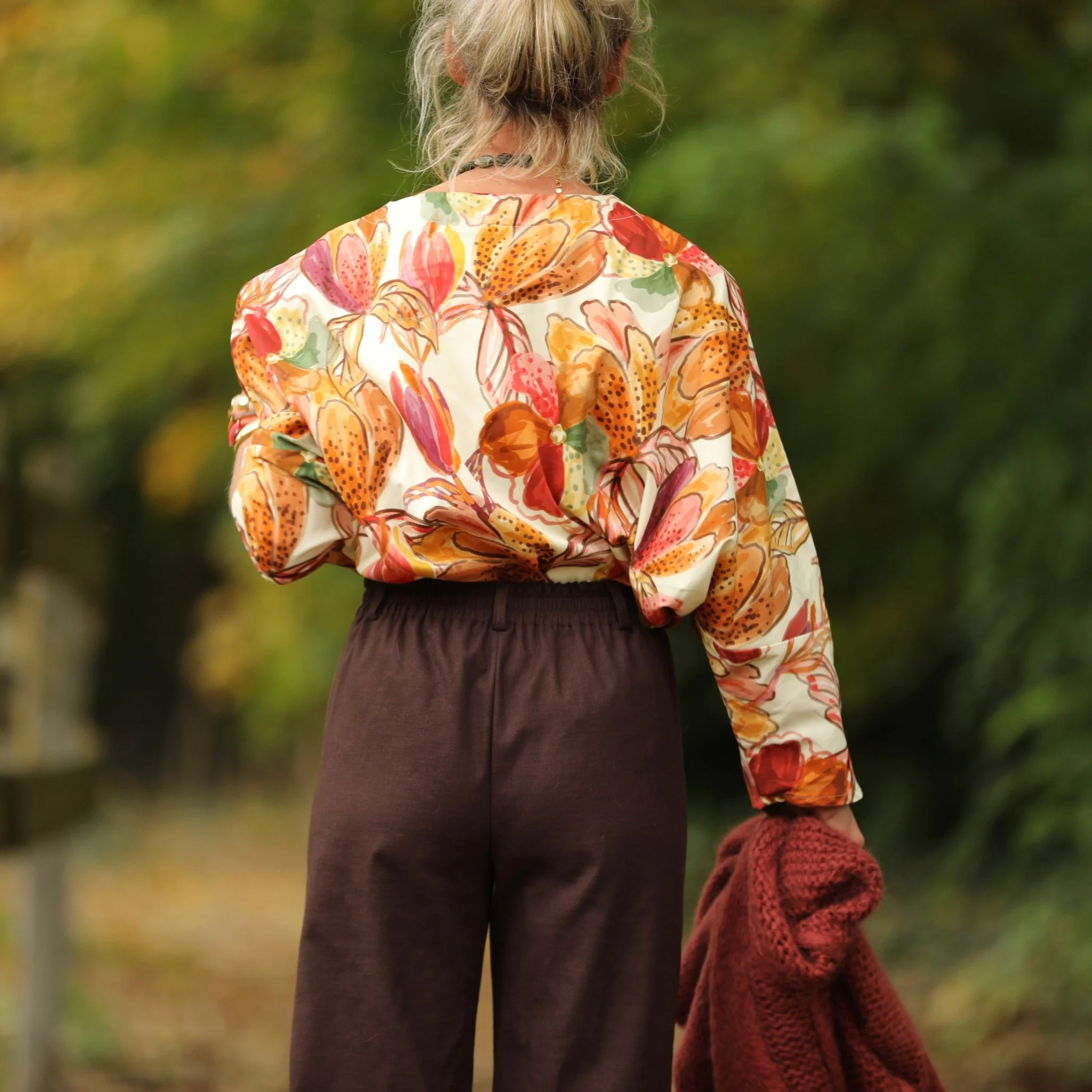 Pantalon Nestor - Coton/lin chocolat - Image 8