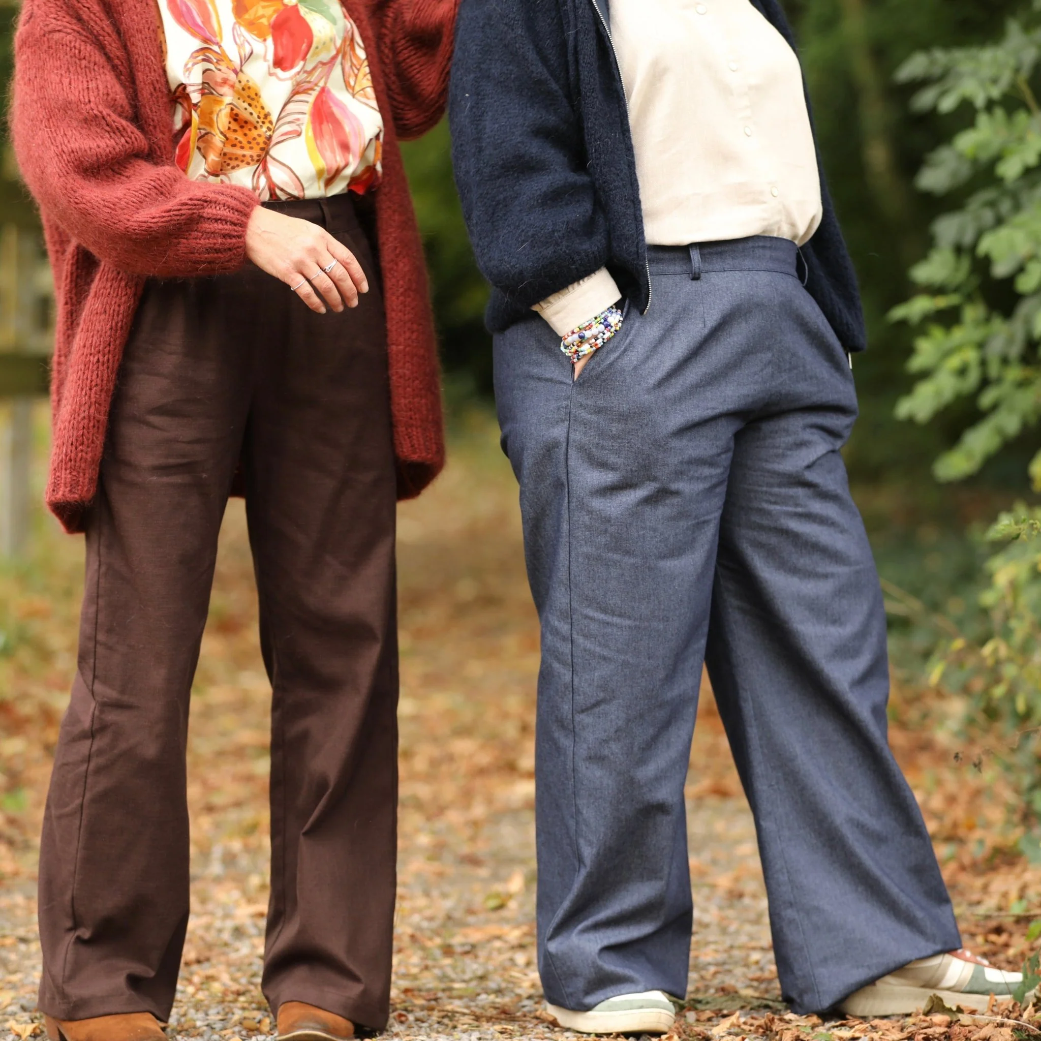Pantalon Nestor - velours côtelé marine - Image 8