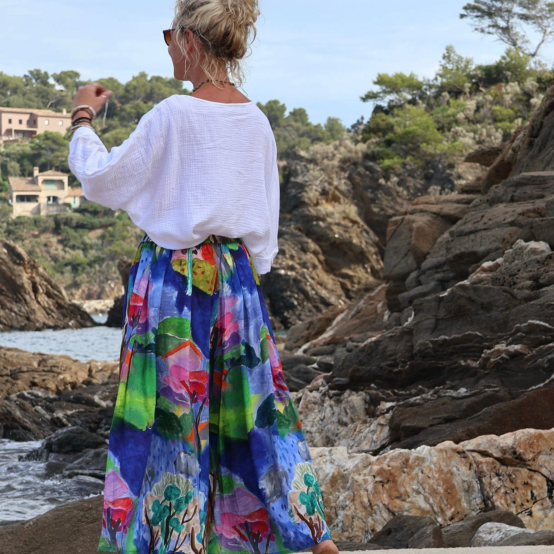 Pantalon Paco -  viscose botanique - Image 4
