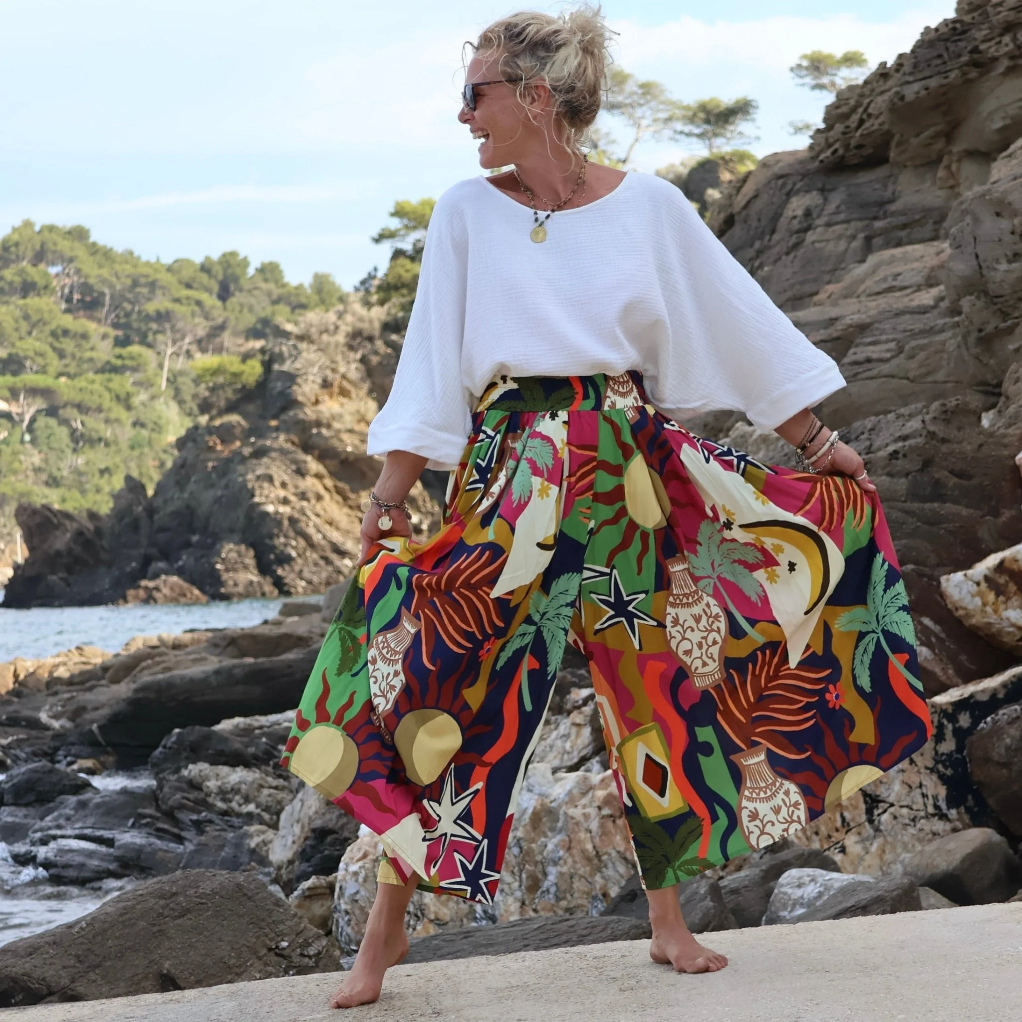 Pantalon Paco -  viscose Kos