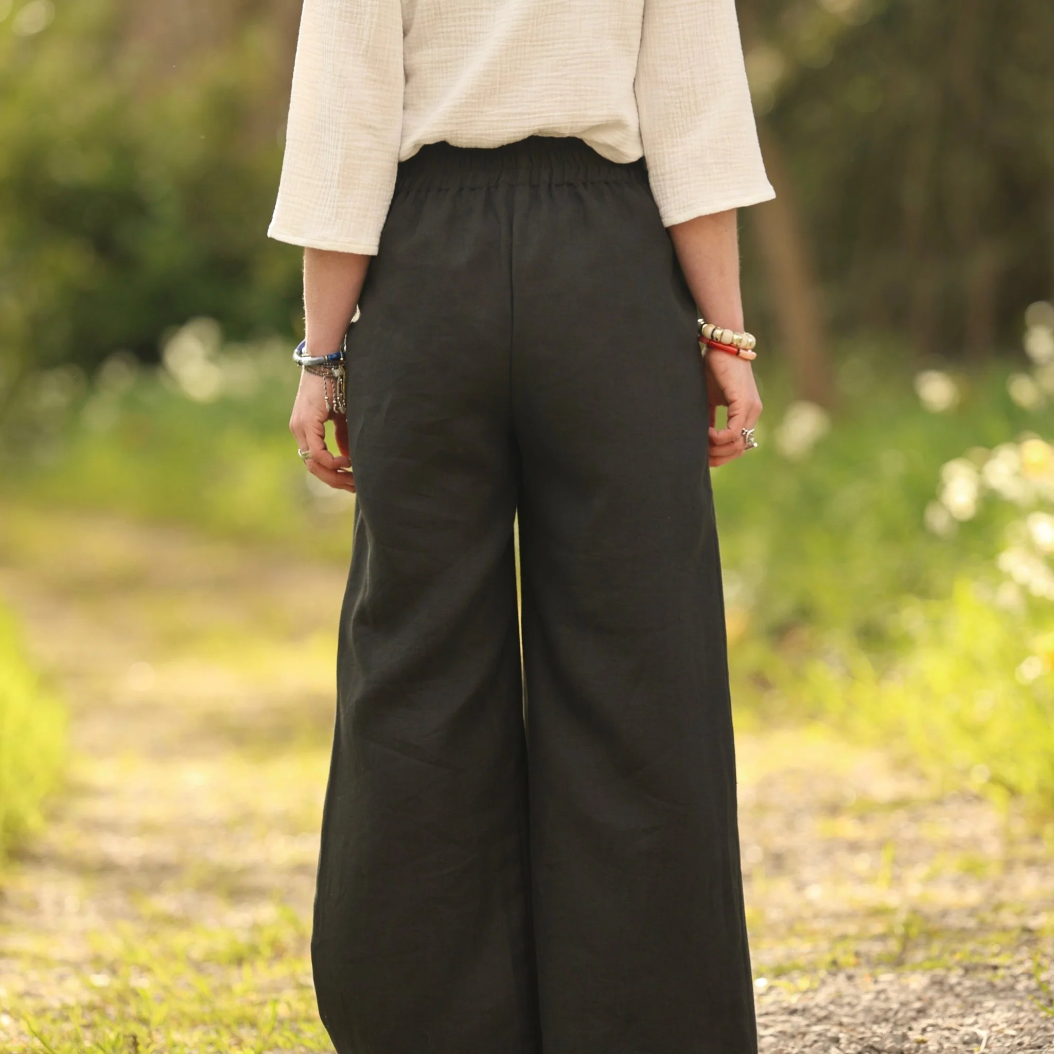 Pantalon Suwannee - Lin Noir - Image 6