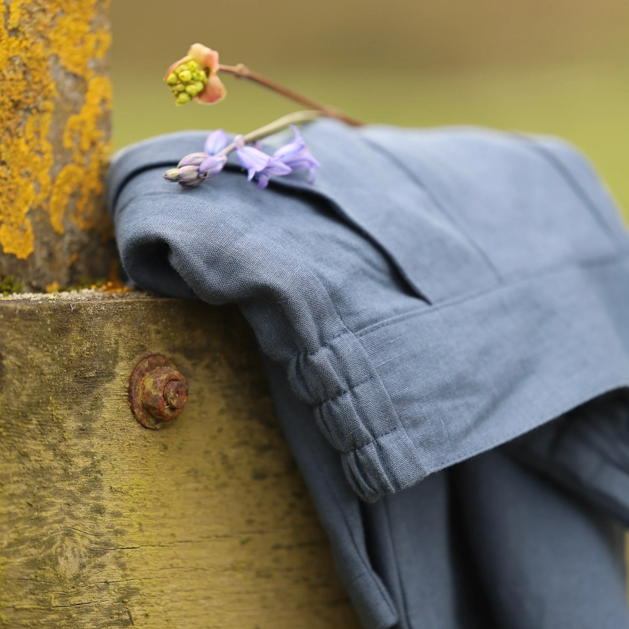 Pantalon Briac - Lin bleu brume - Image 2