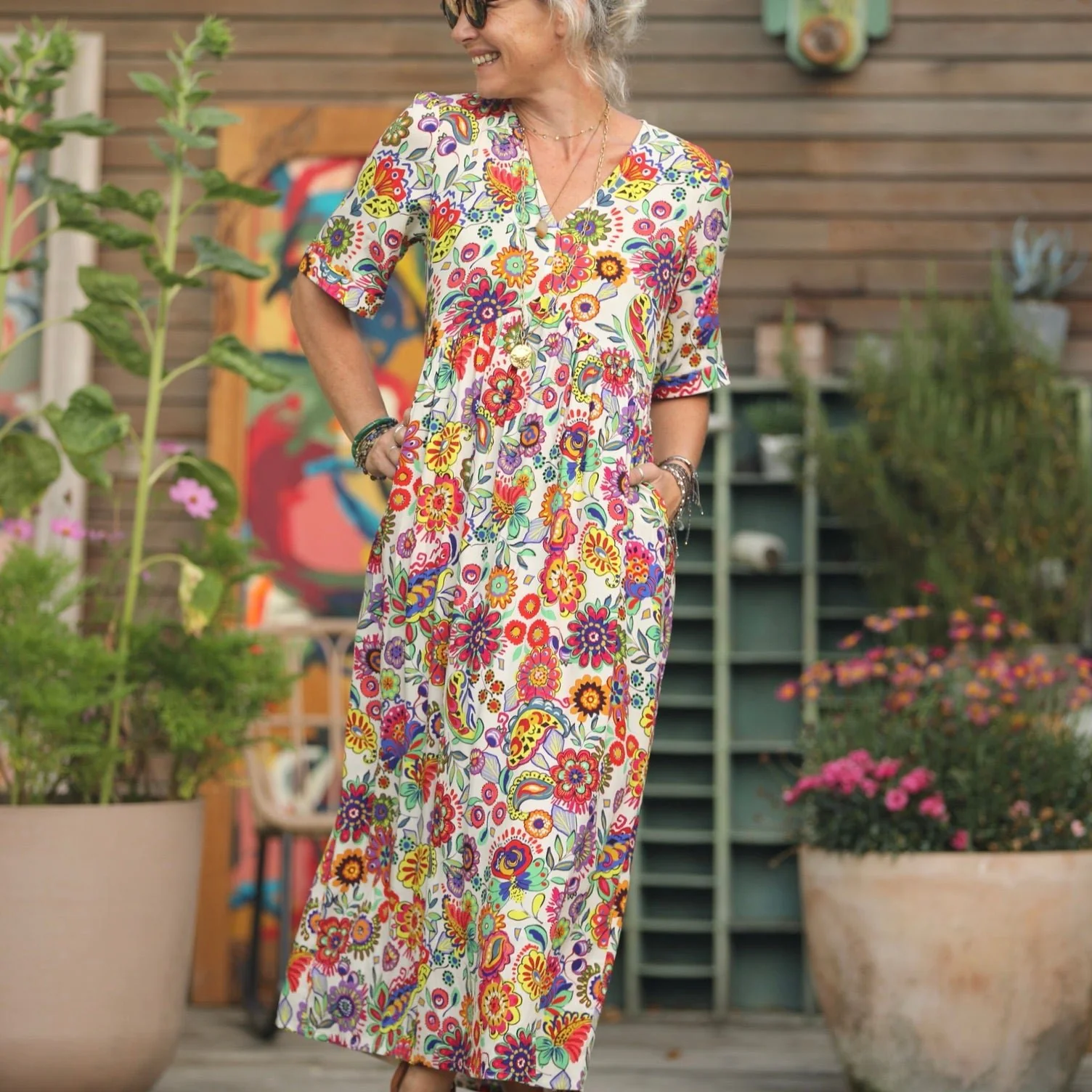 Patron papier robe Edonie - Version imprimée en couleur taille réelle - Image 15