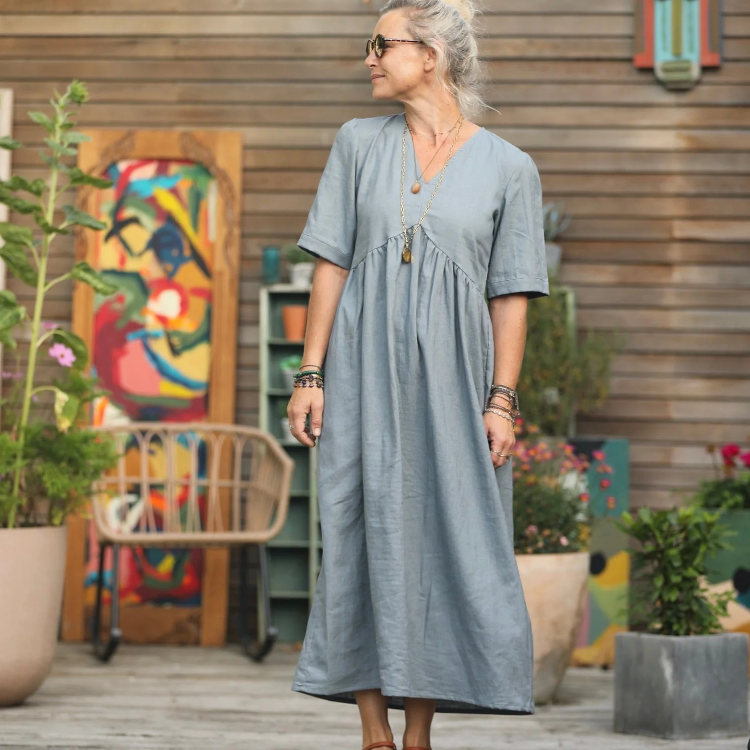 Patron papier robe Edonie - Version imprimée en couleur taille réelle - Image 17