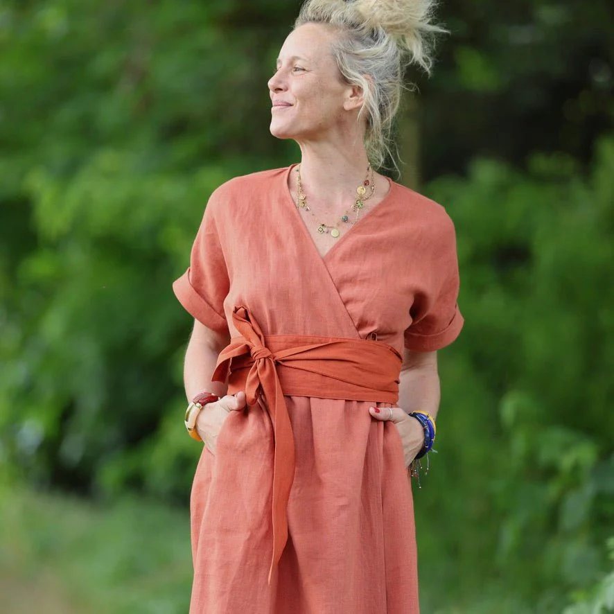 Robe Charline – Lin Terre cuite - Image 7