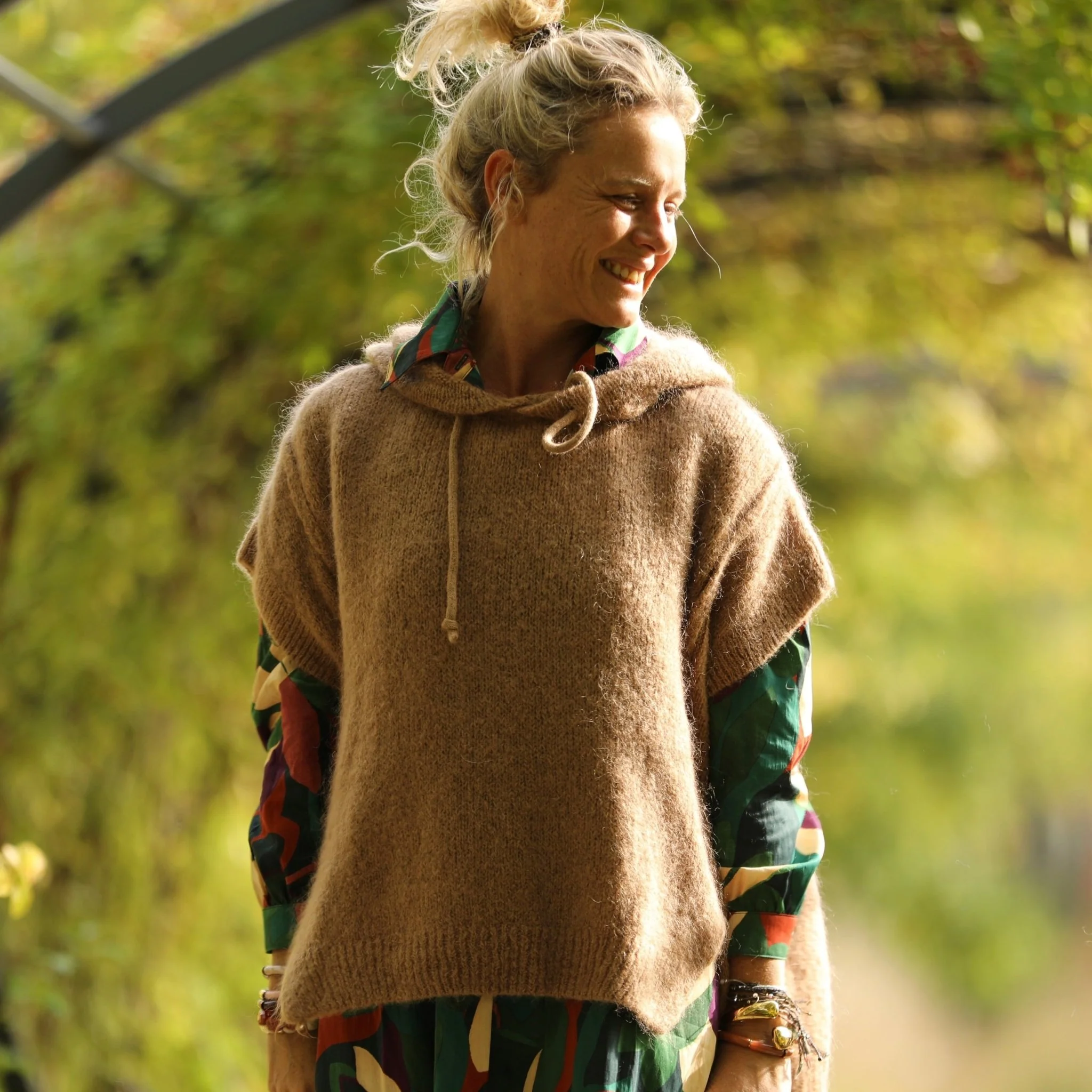 Pull capuche Calypso - Camel - Image 2