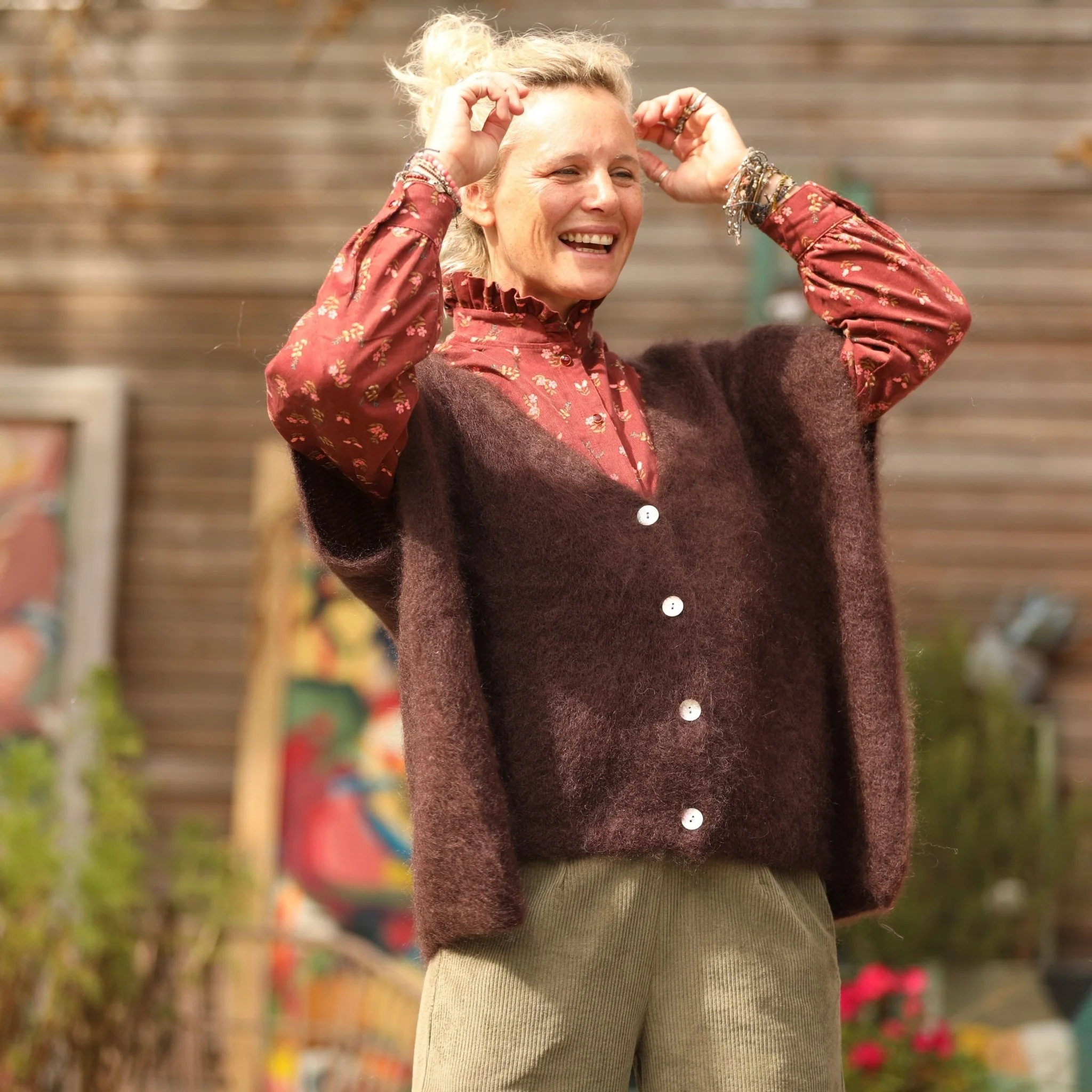 Gilet  Cassiopé - Chocolat - Image 3