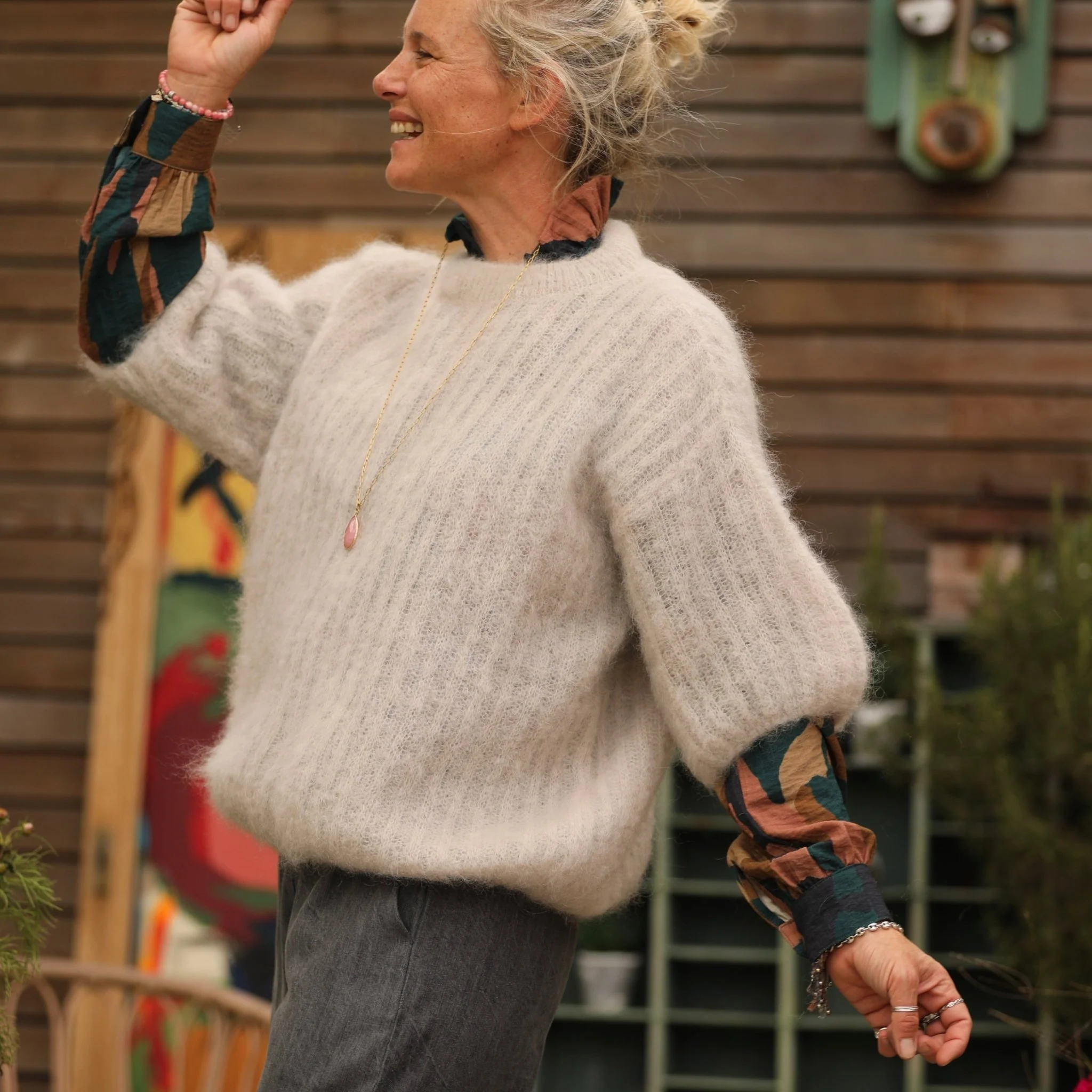 Pull Coraline ficelle - Image 4