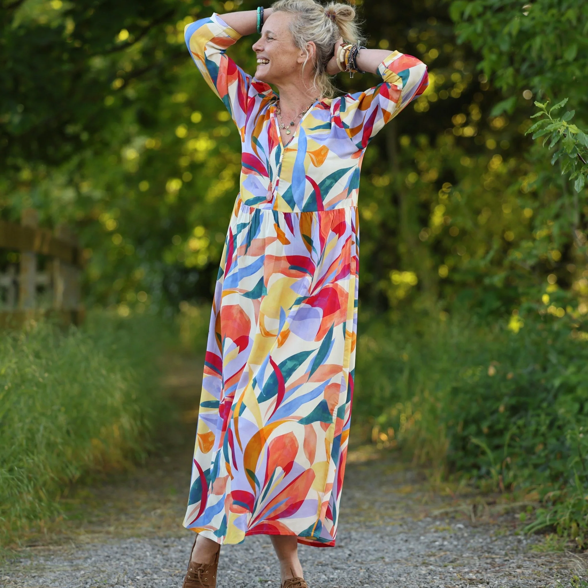 Robe Agathe - Viscose Mystère botanique - Image 3