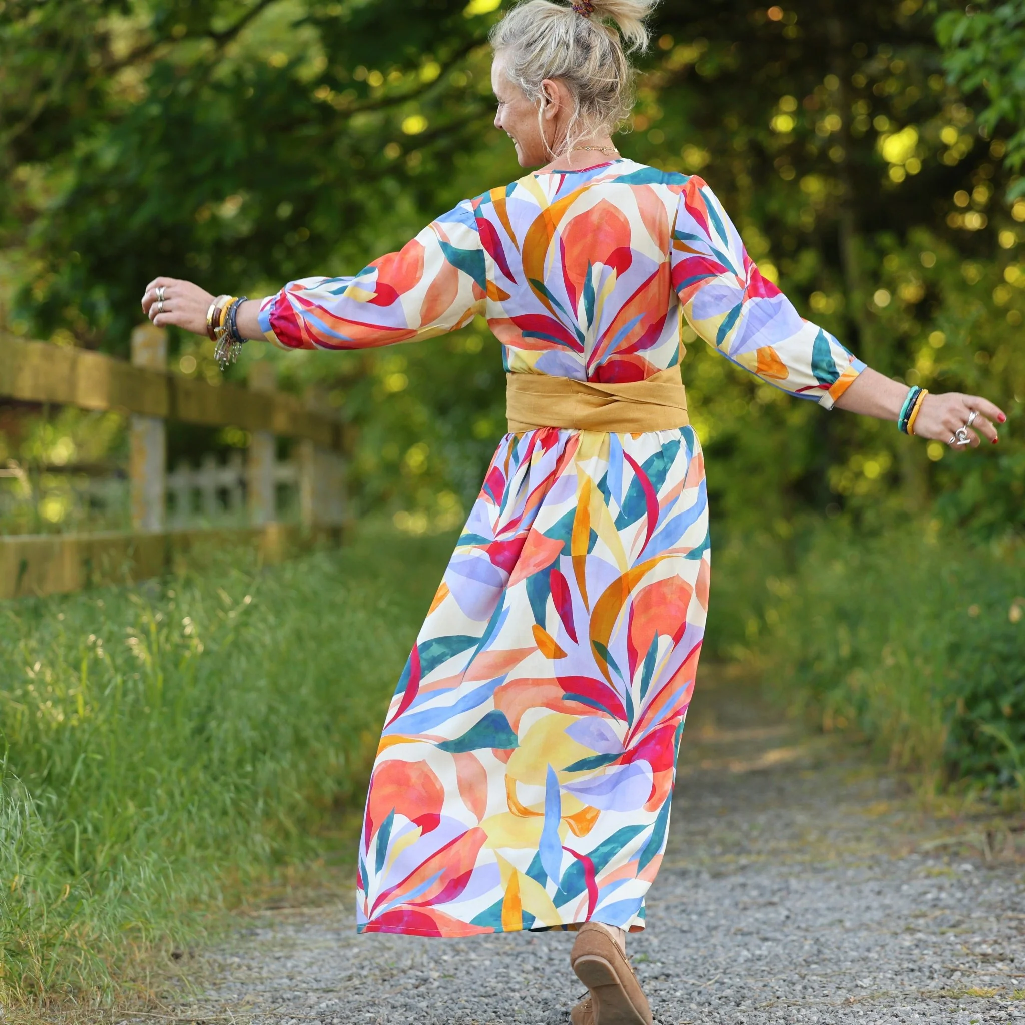 Robe Agathe - Viscose Mystère botanique - Image 4
