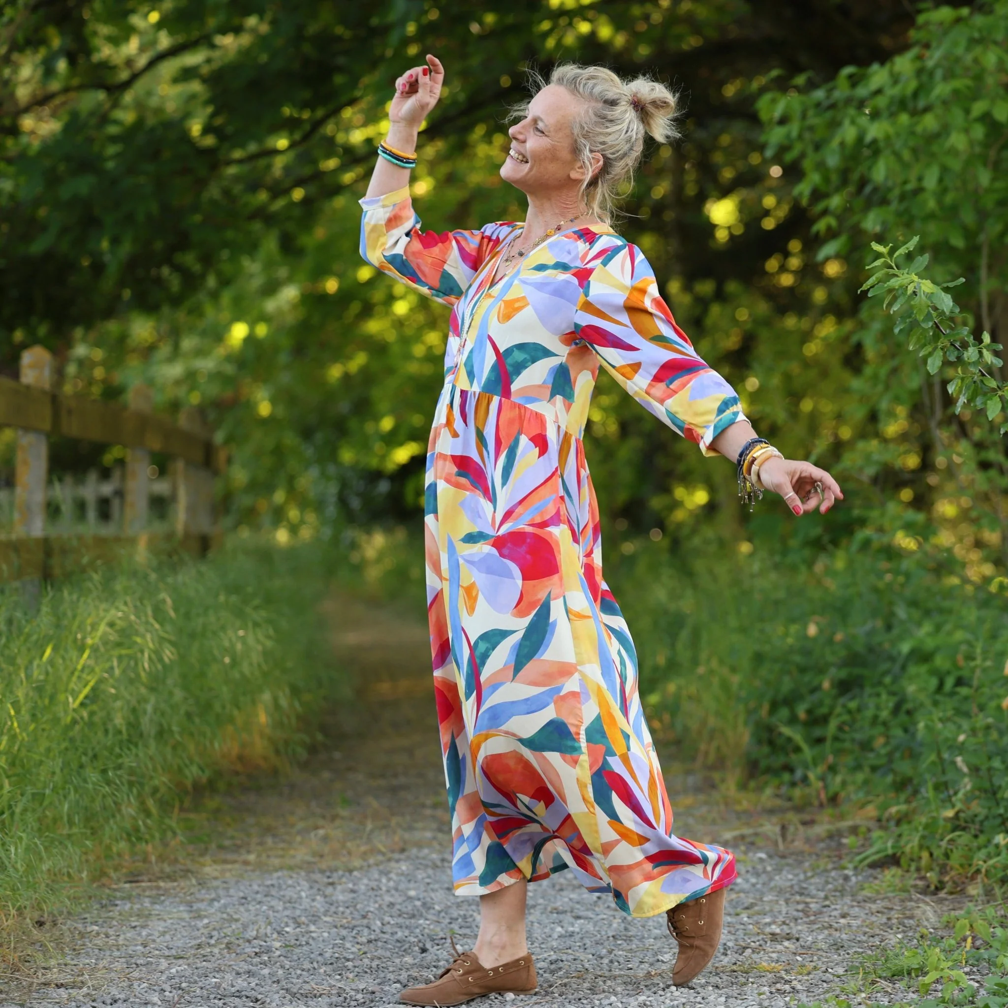 Robe Agathe - Viscose Mystère botanique - Image 7